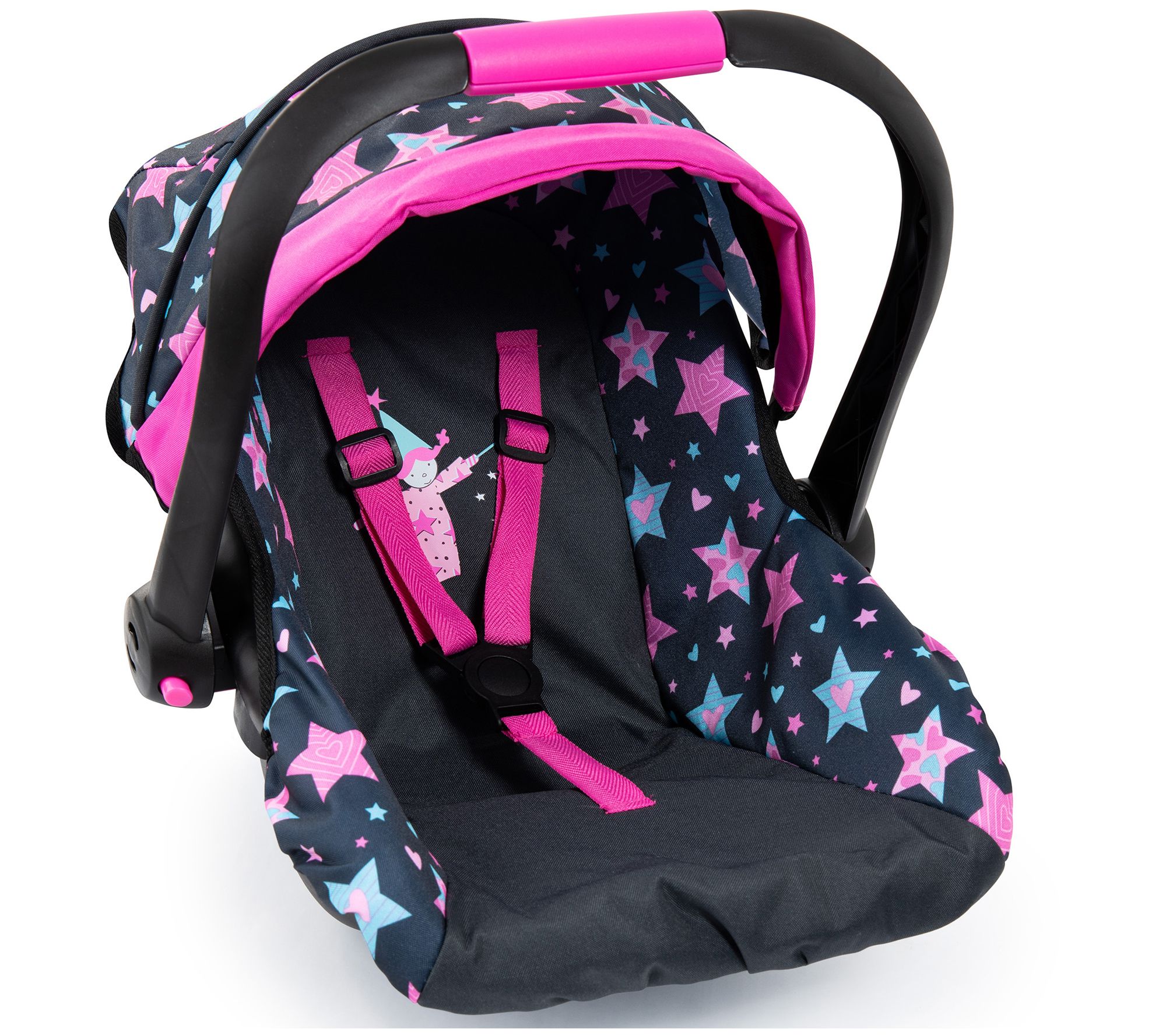 Bayer Design Dolls Car Seat - Turquoise, Pink,tars