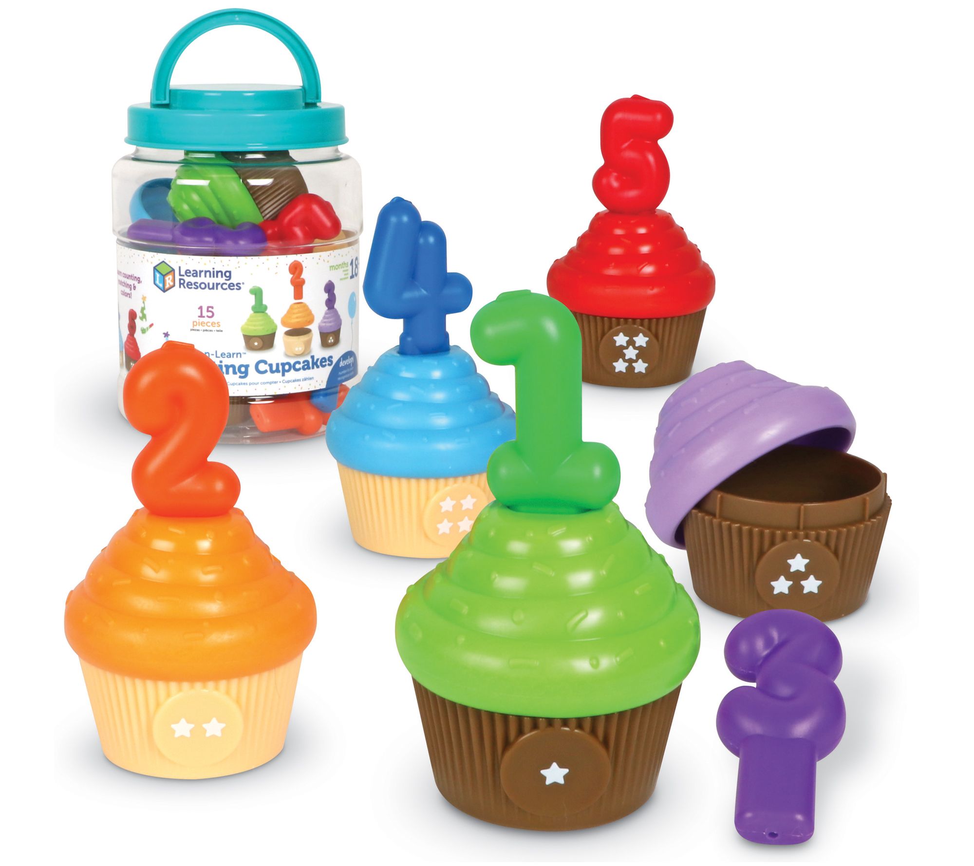 Learning Resources Snap n Learn Cupcakes Toy Se t