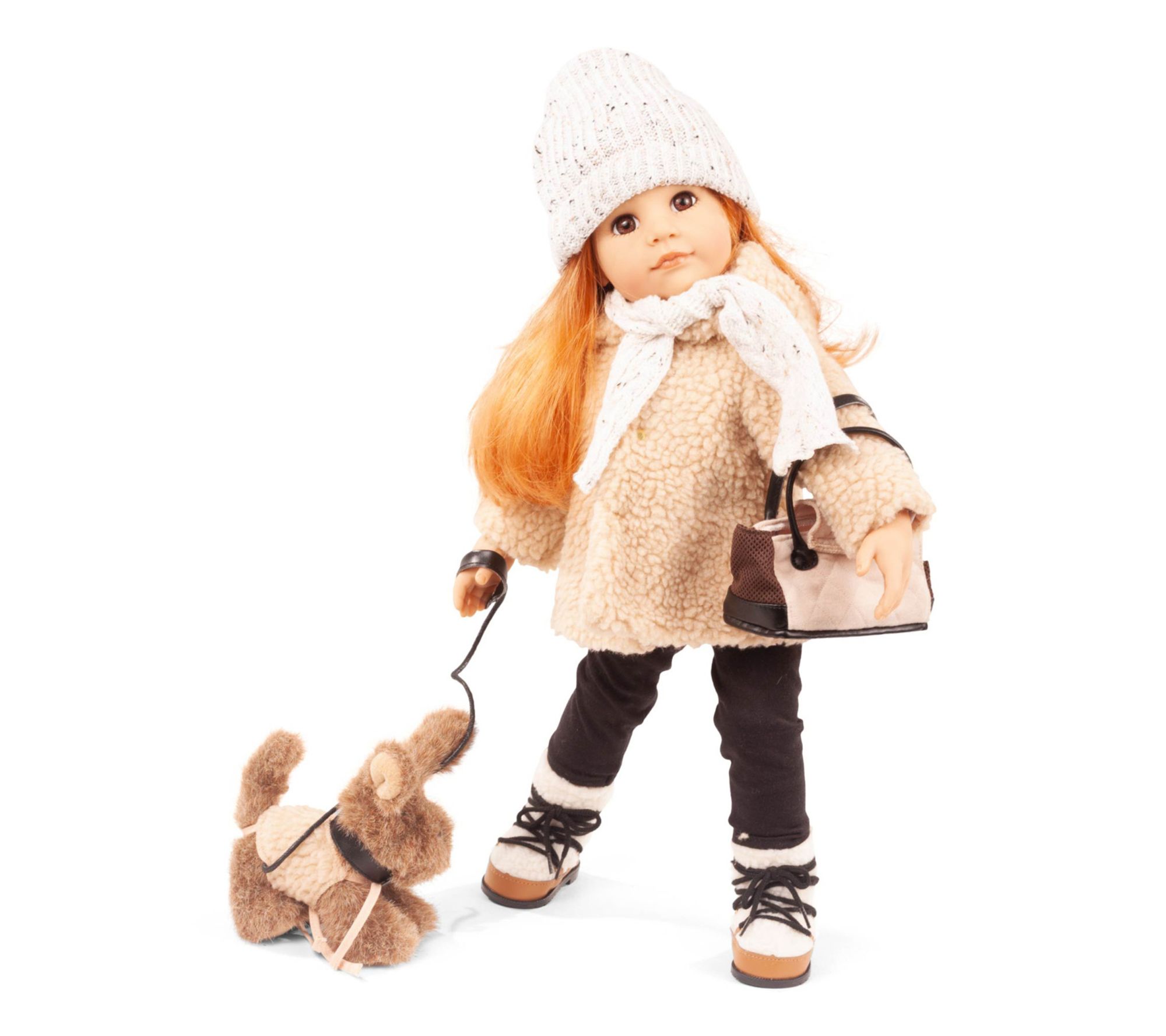 Gotz 19.5" Hannah Loves Her Puppy Dog StandingDoll