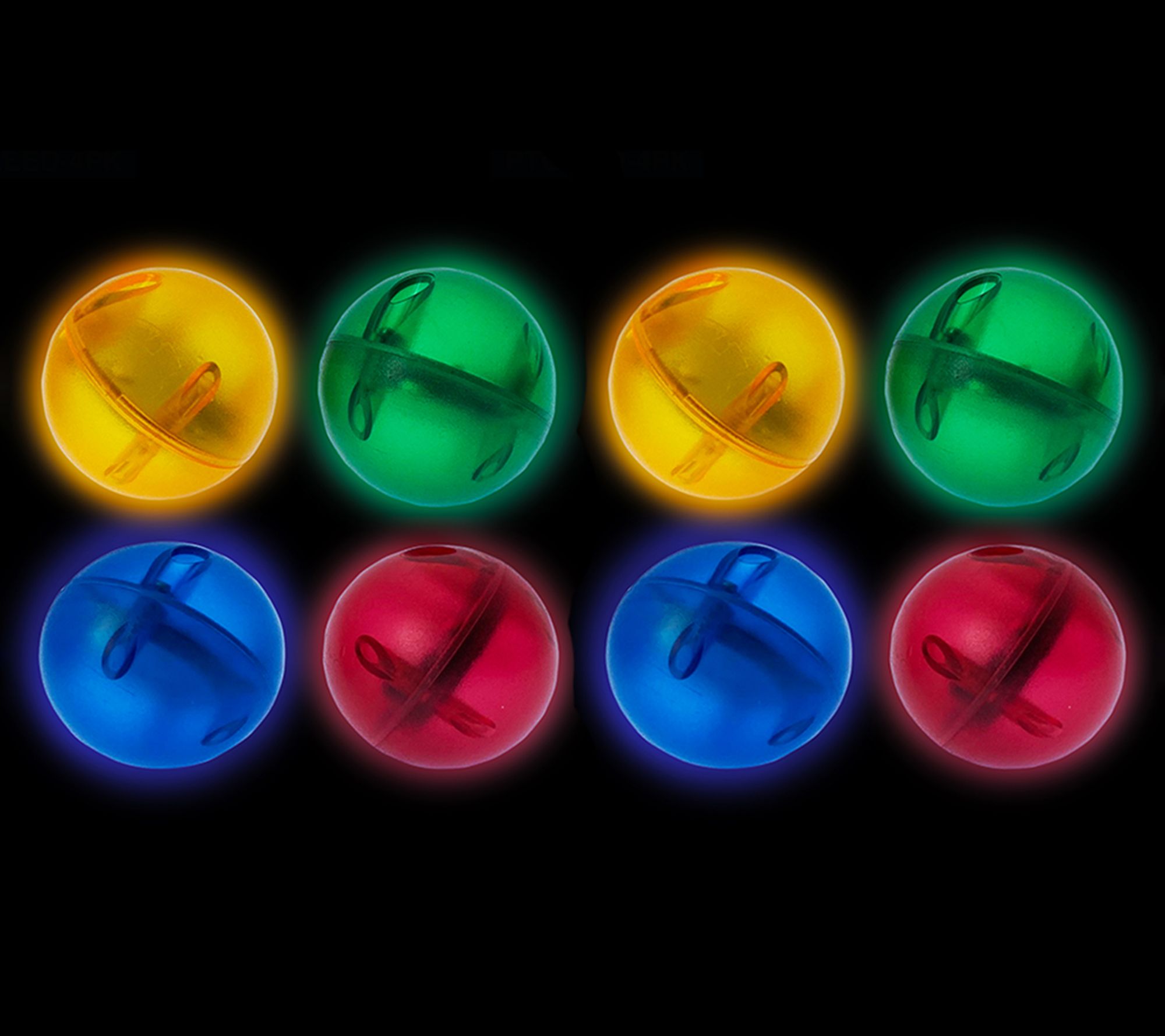 PicassoTiles 8 Pack LED Activated Light-Up Marbles
