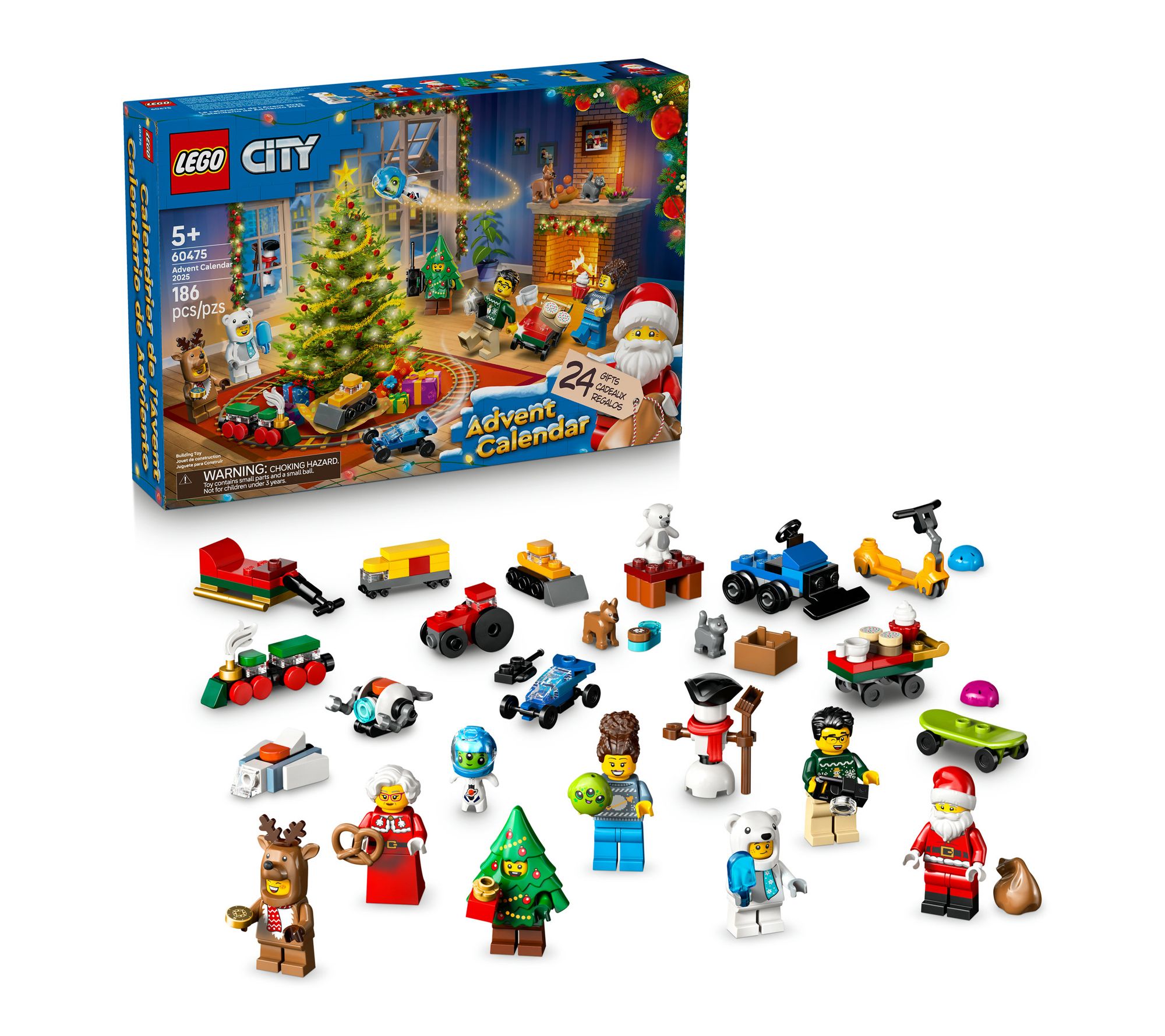 LEGO City Advent Calendar 2025, Christmas Giftfor Ages 5 and