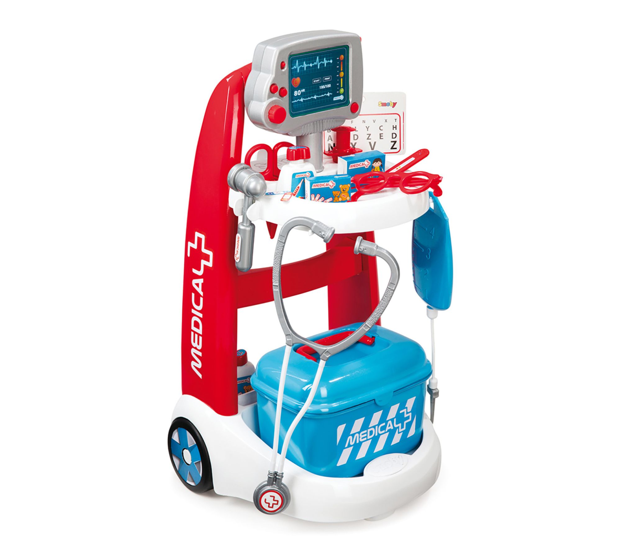Smoby Doctor Playset Trolley with Sounds and Accessories