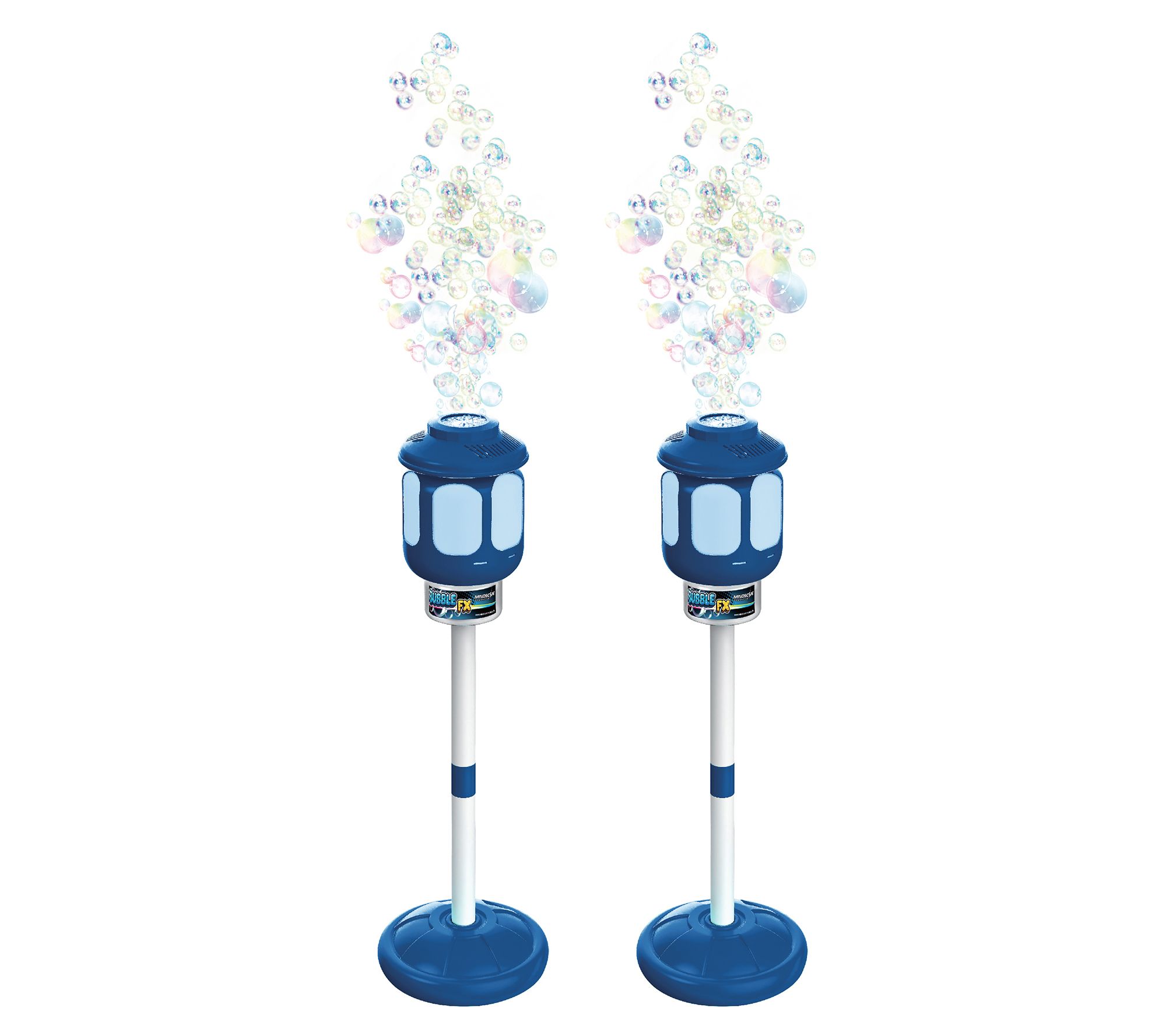 BubbleFX Set of 2 44" Standing LED Lantern Bubble Blasters
