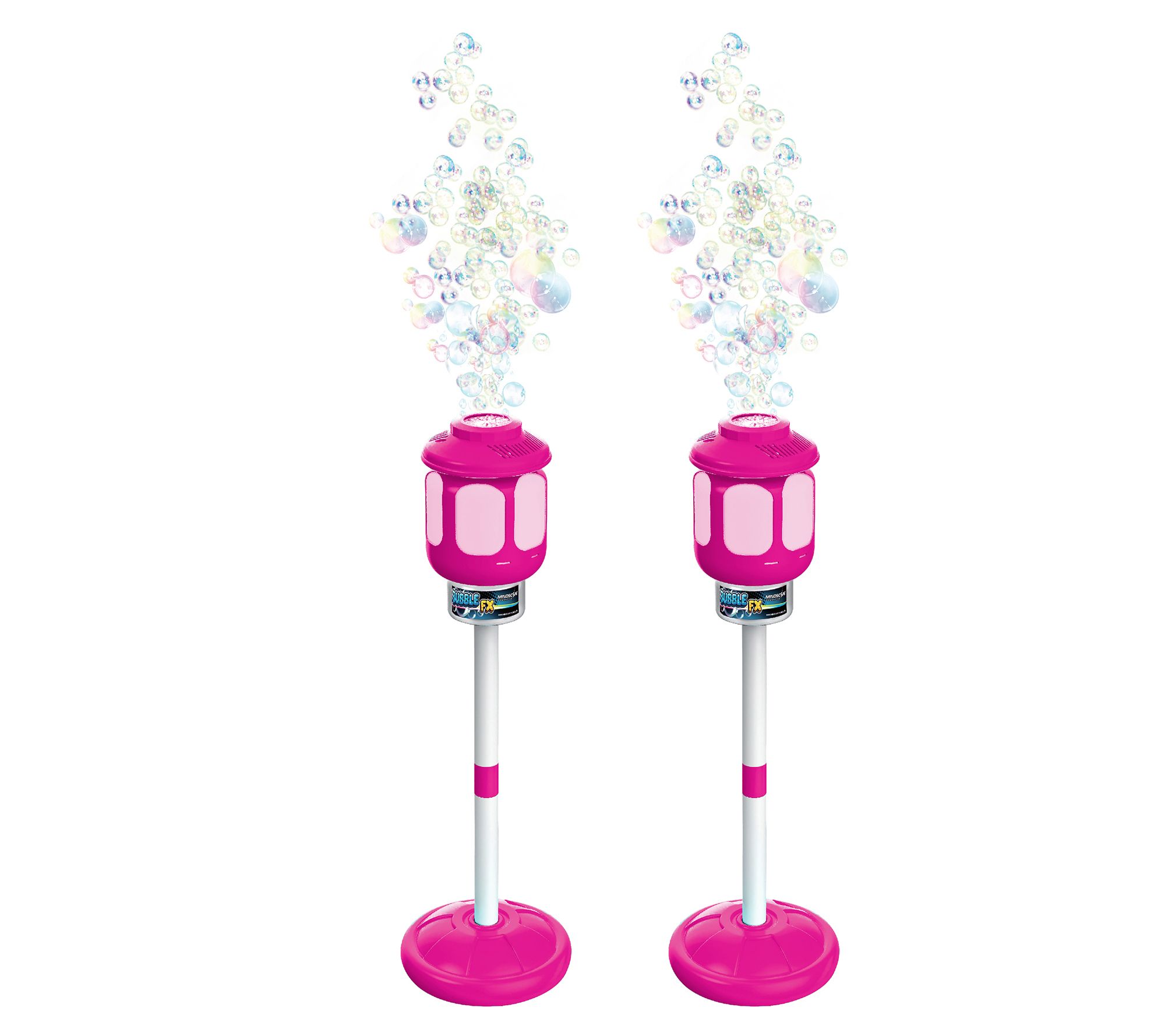BubbleFX Set of 2 44" Standing LED Lantern Bubble Blasters