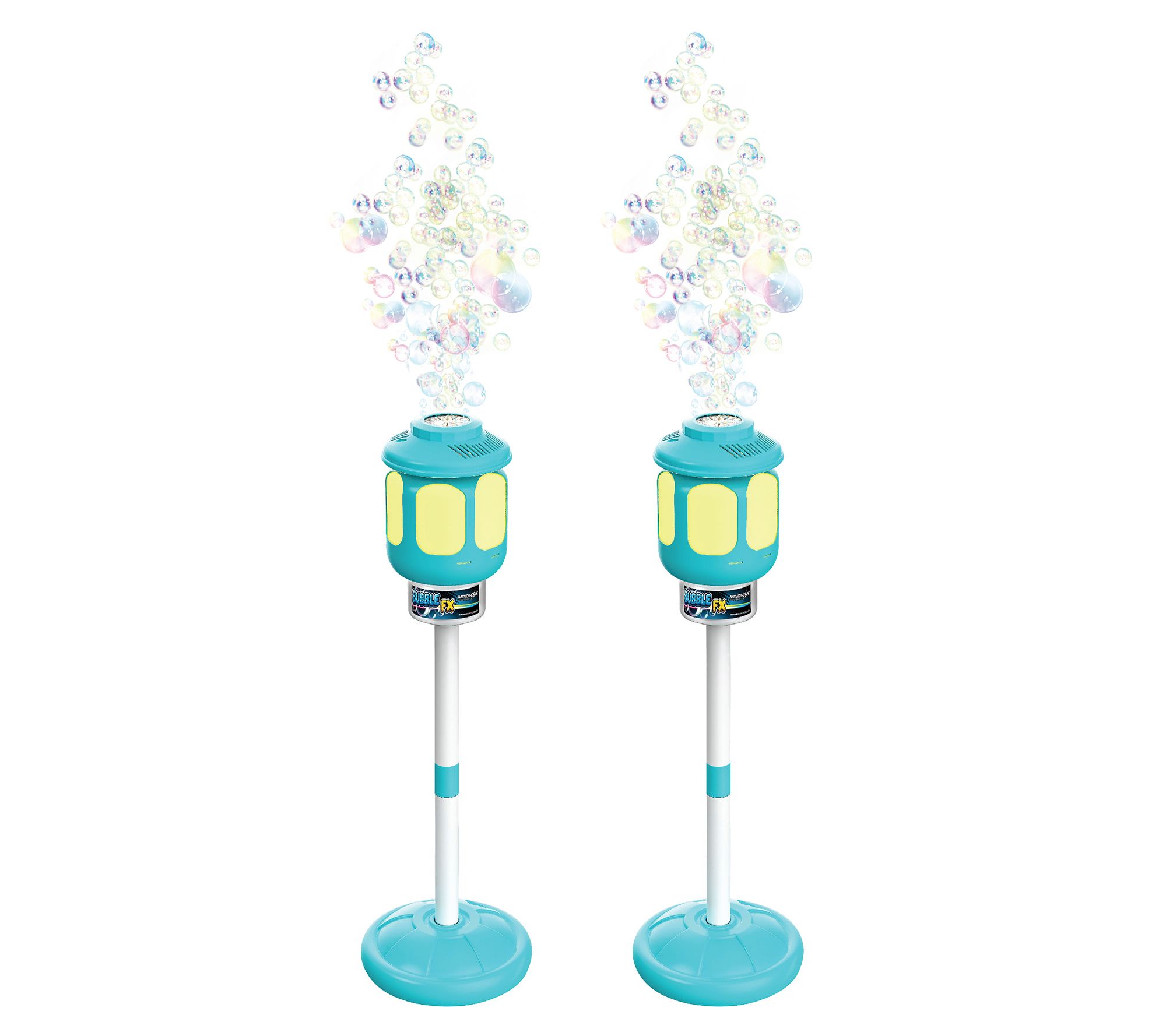 BubbleFX Set of 2 44" Standing LED Lantern Bubble Blasters