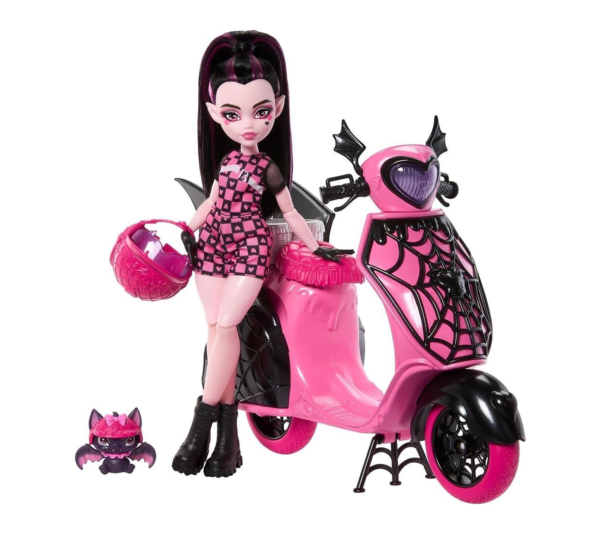 Mattel Monster High Draculaura Scooter Doll & V ehicle Set
