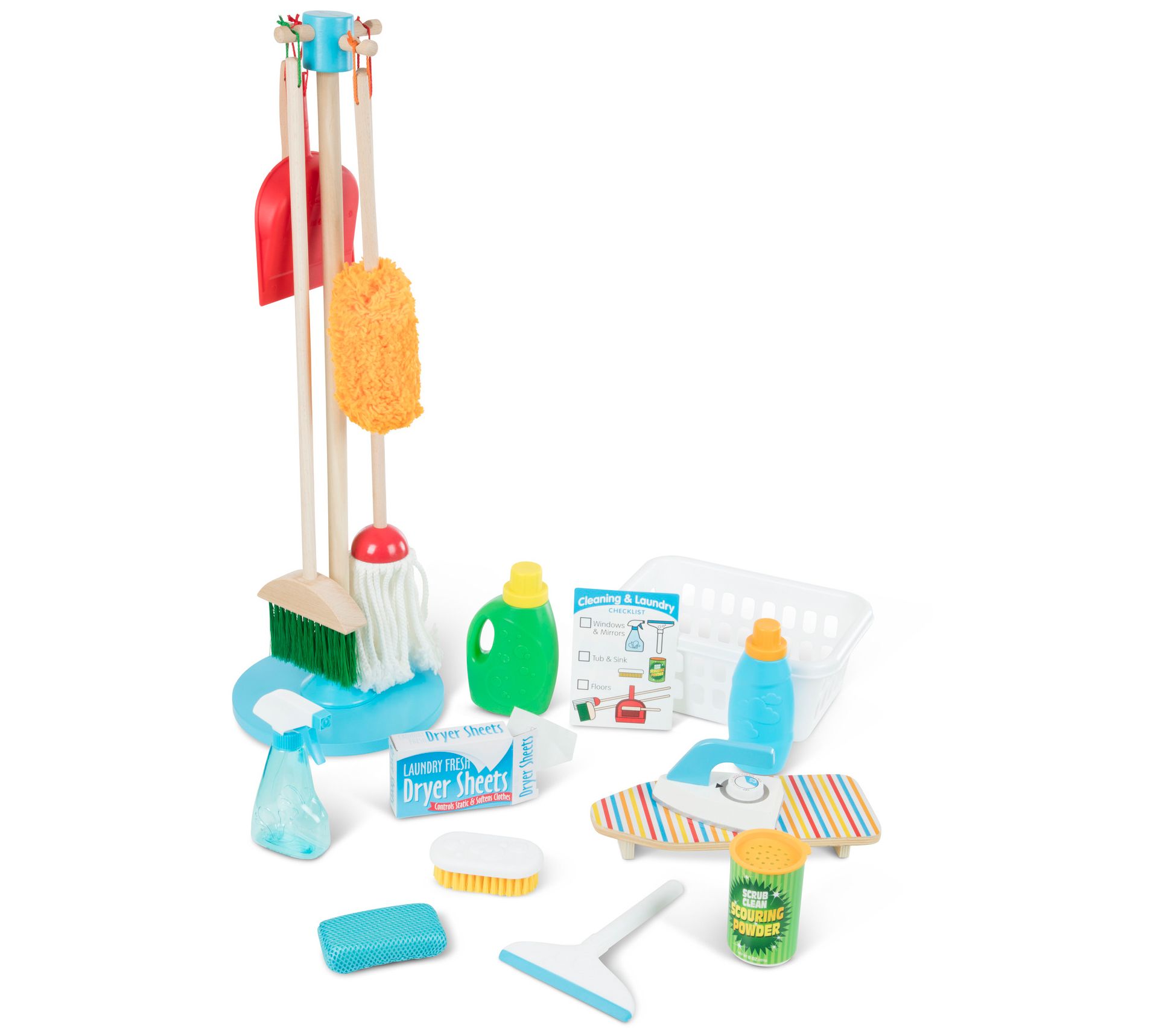 melissa and doug cleaning and laundry set