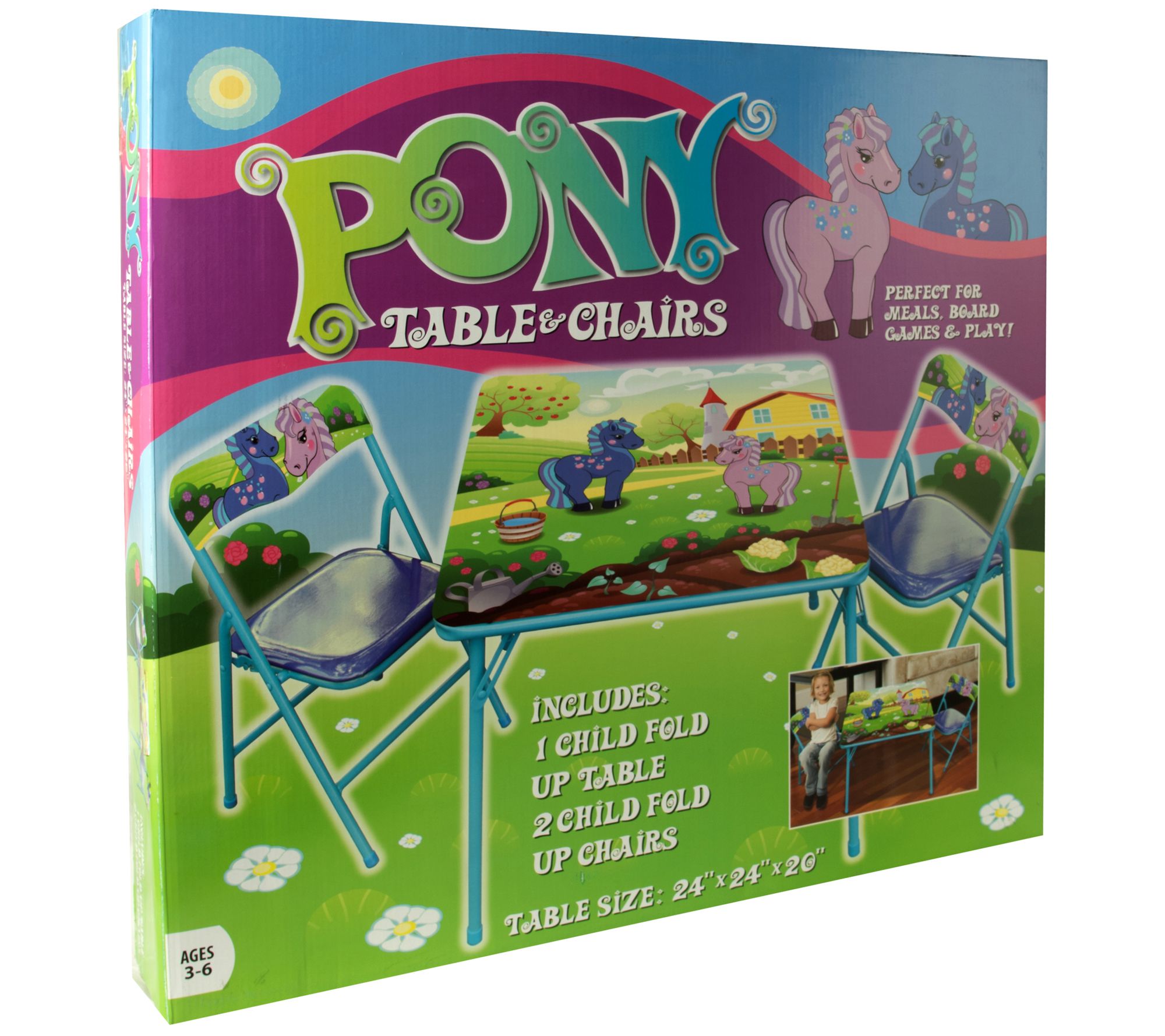 My little pony table and online chairs