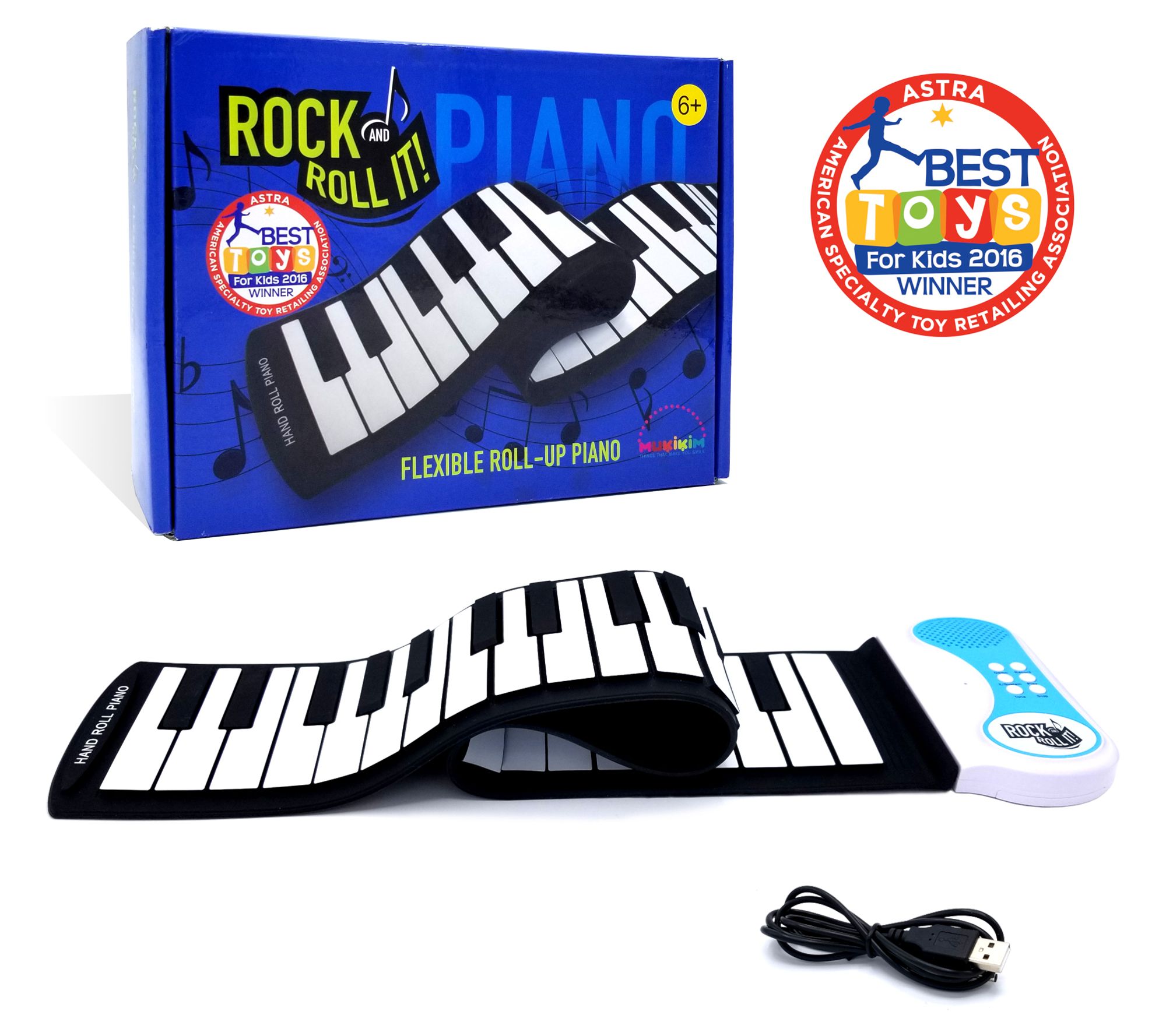 MukikiM Rock And Roll It Classic Piano Toy