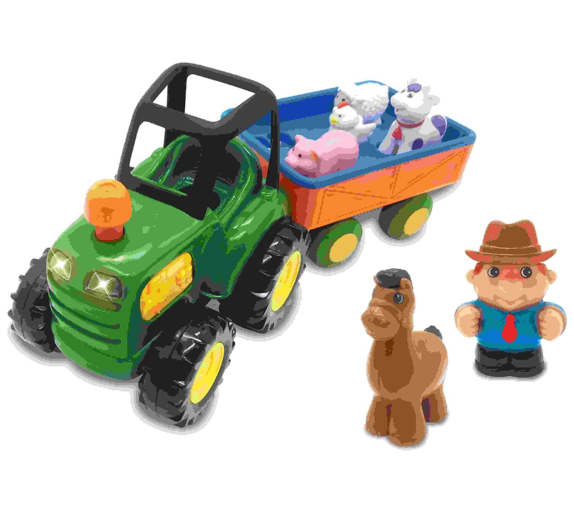 Kiddieland Light-N-Sound Farm Tractor & AnimalPlay Set
