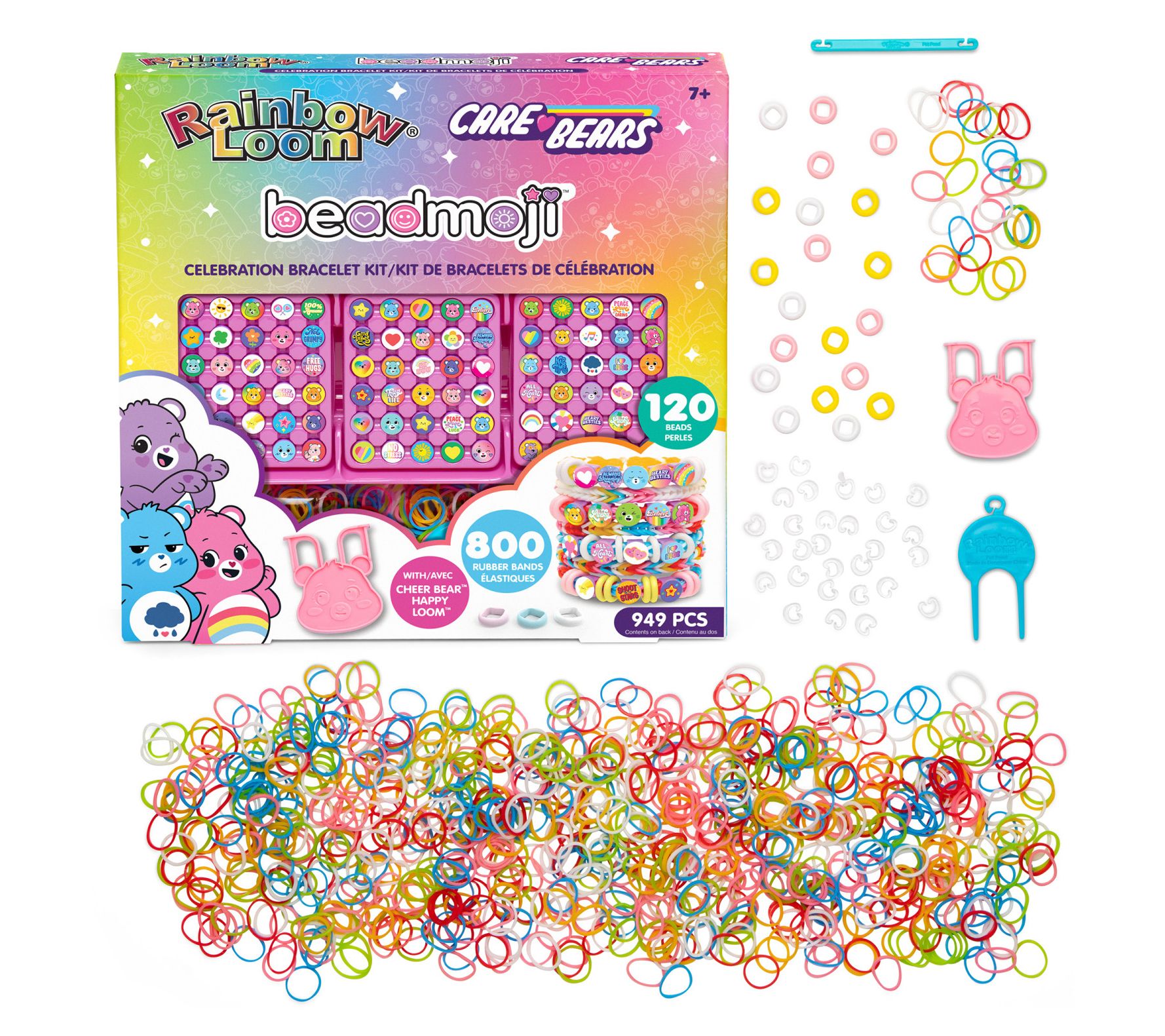 Rainbow Loom Beadmoji Care Bears Celebration Bracelet Kit