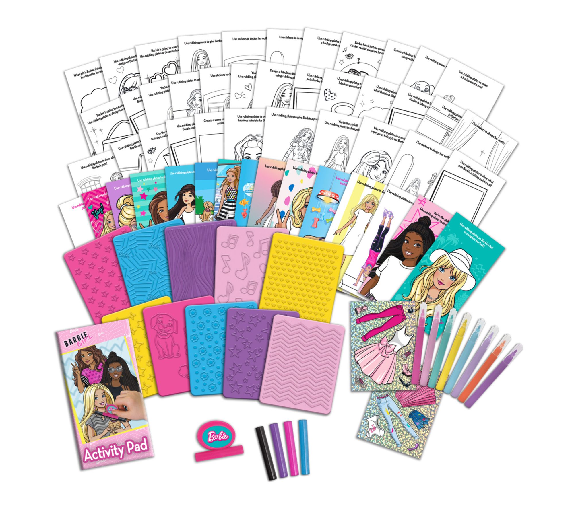 Tara Toy: Barbie Rubbing Plates Fashion Portfolio