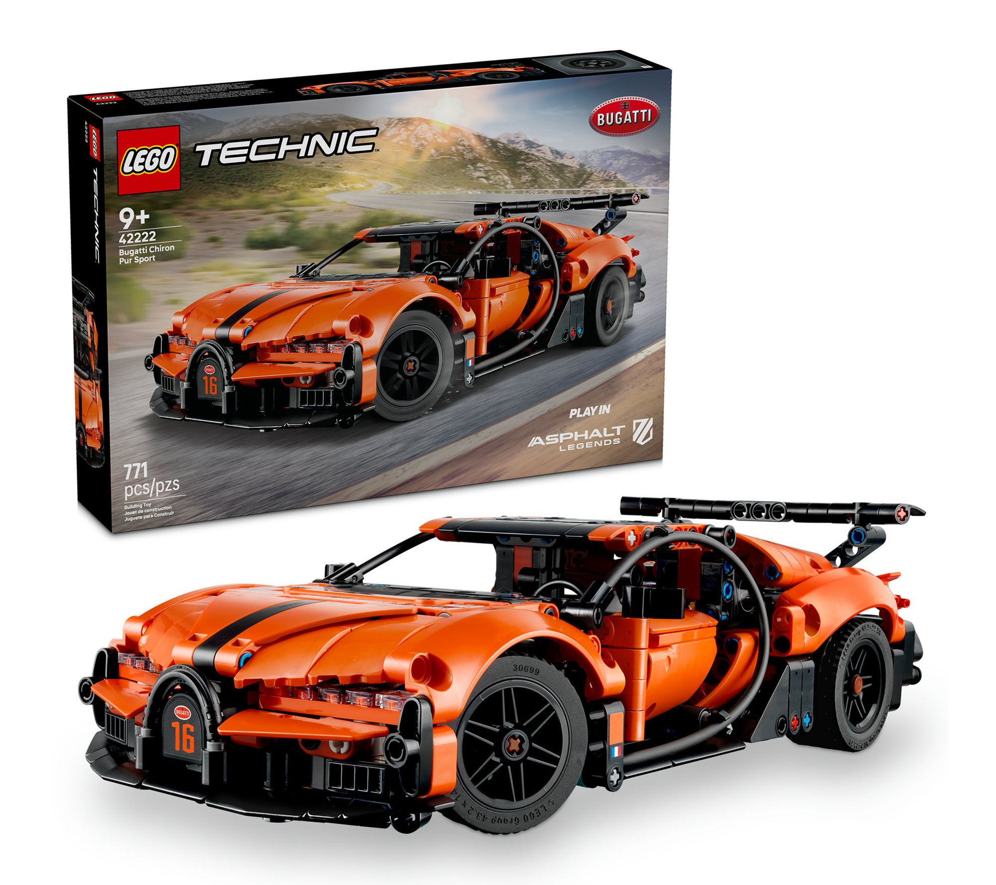 LEGO Technic Bugatti Chiron Pur Sport Hypercar42222