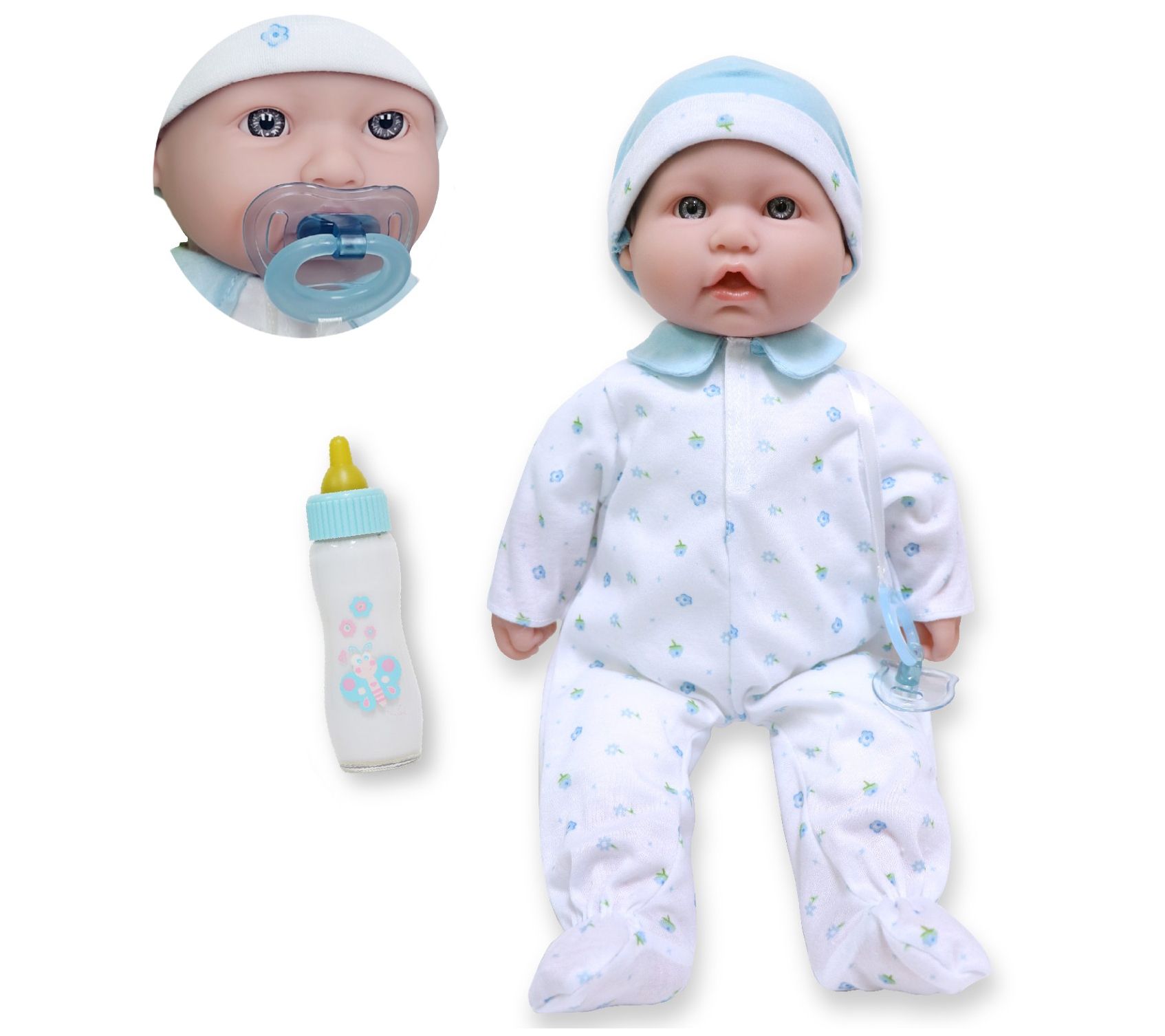 JC Toys La Baby 16" Boy Soft Body Baby Doll