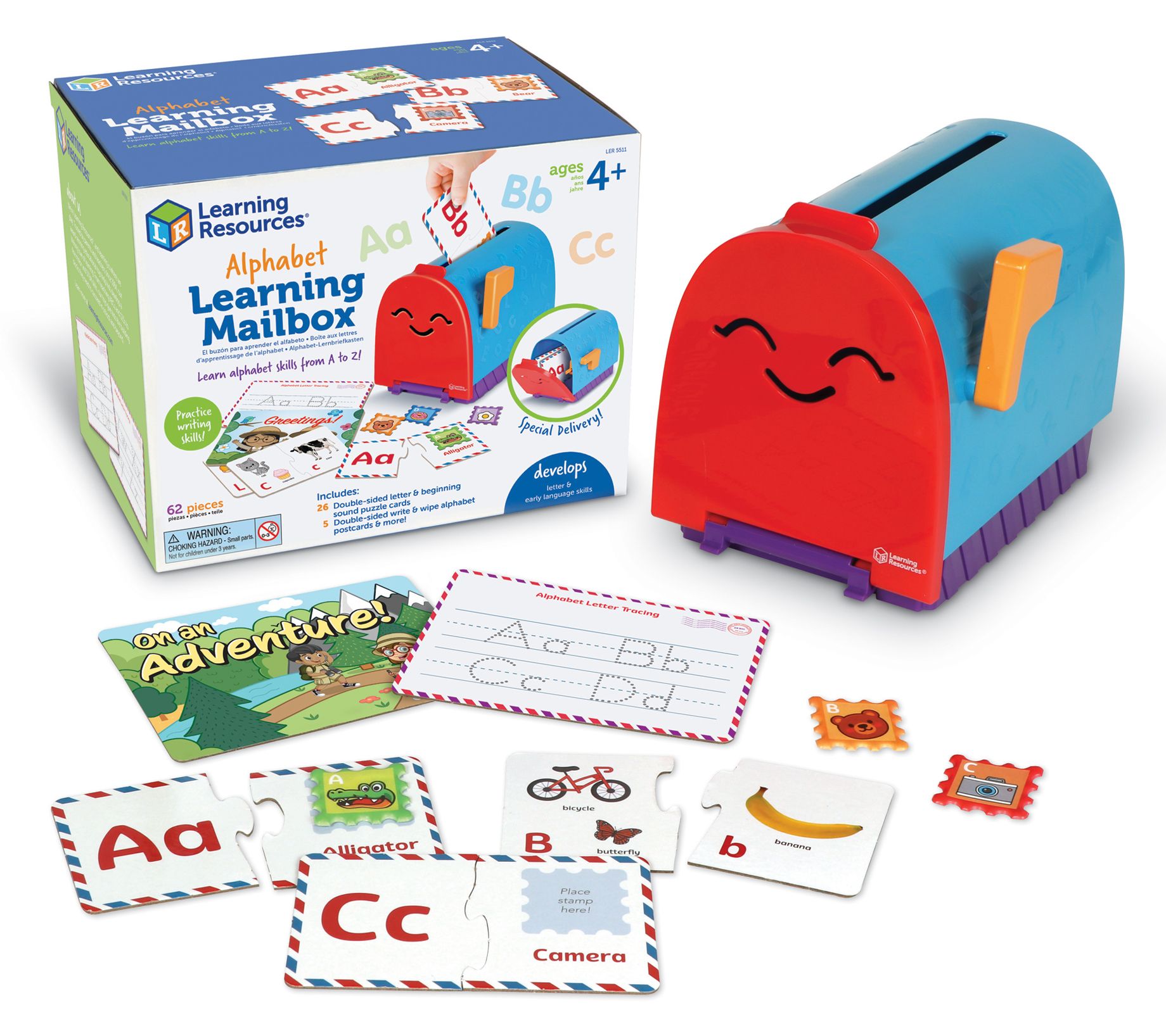 Learning Resources Alphabet Learning Toy Mailbo x