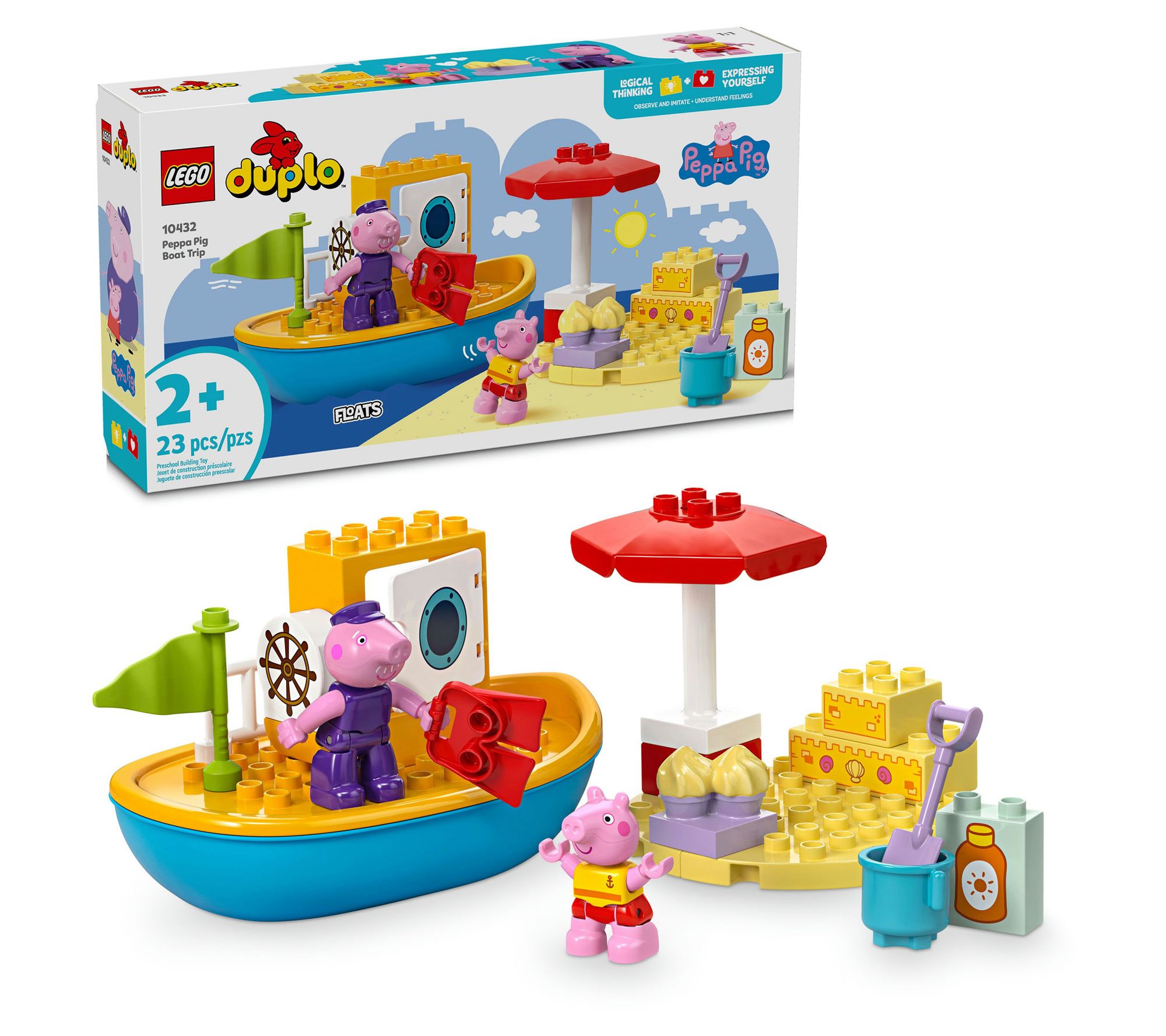 LEGO DUPLO Peppa Pig Boat Trip Playset