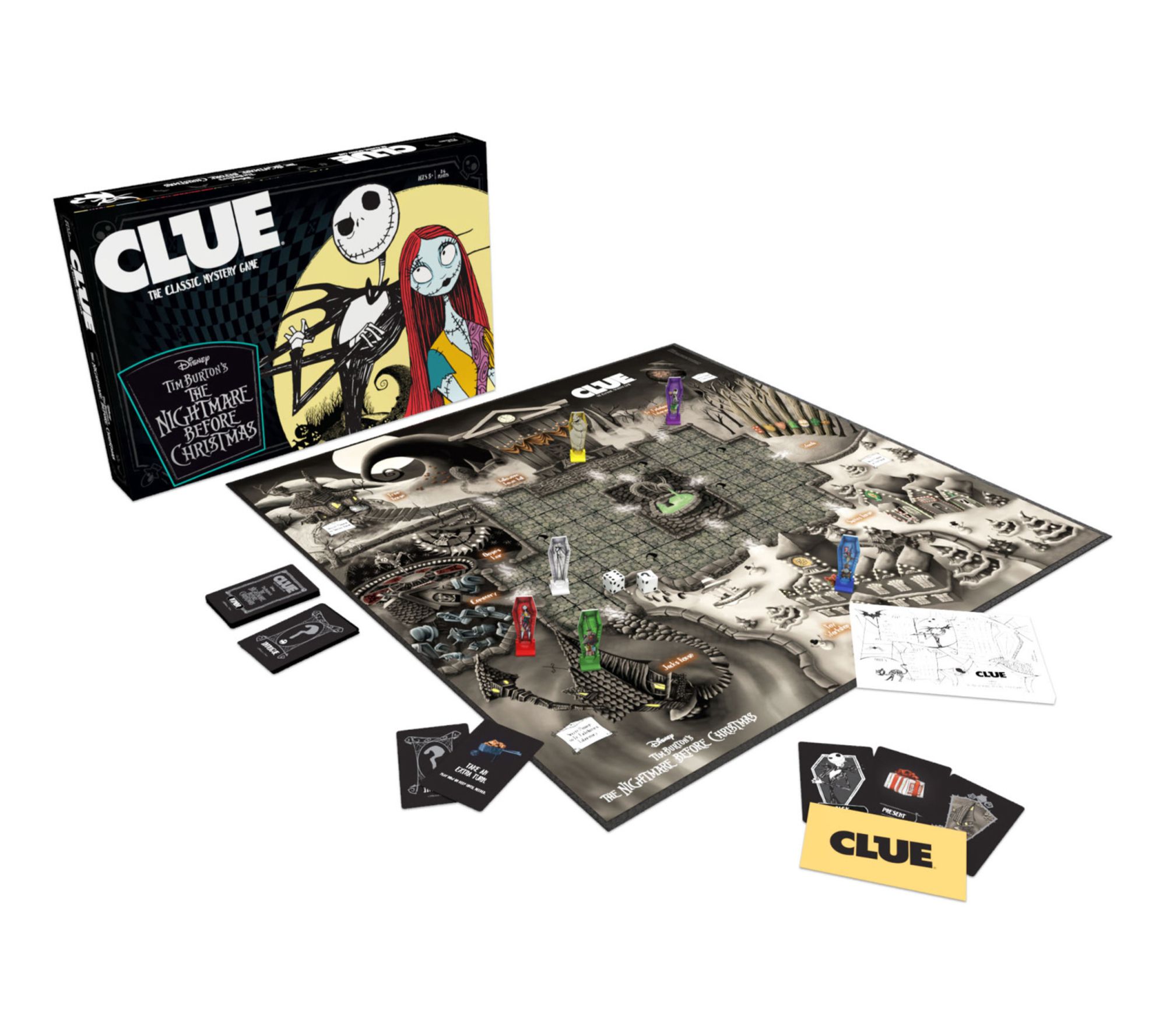 CLUE The Nightmare Before Christmas Board Game