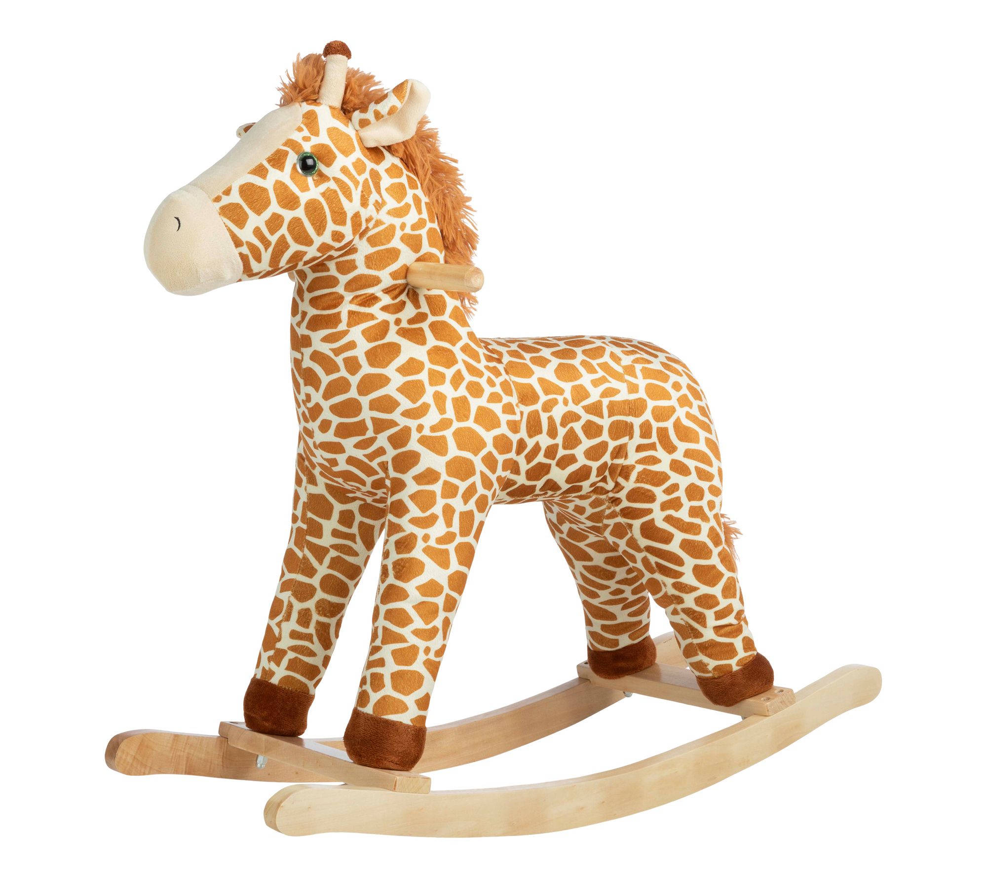 Happy Trails Plush Giraffe Kids Rocker
