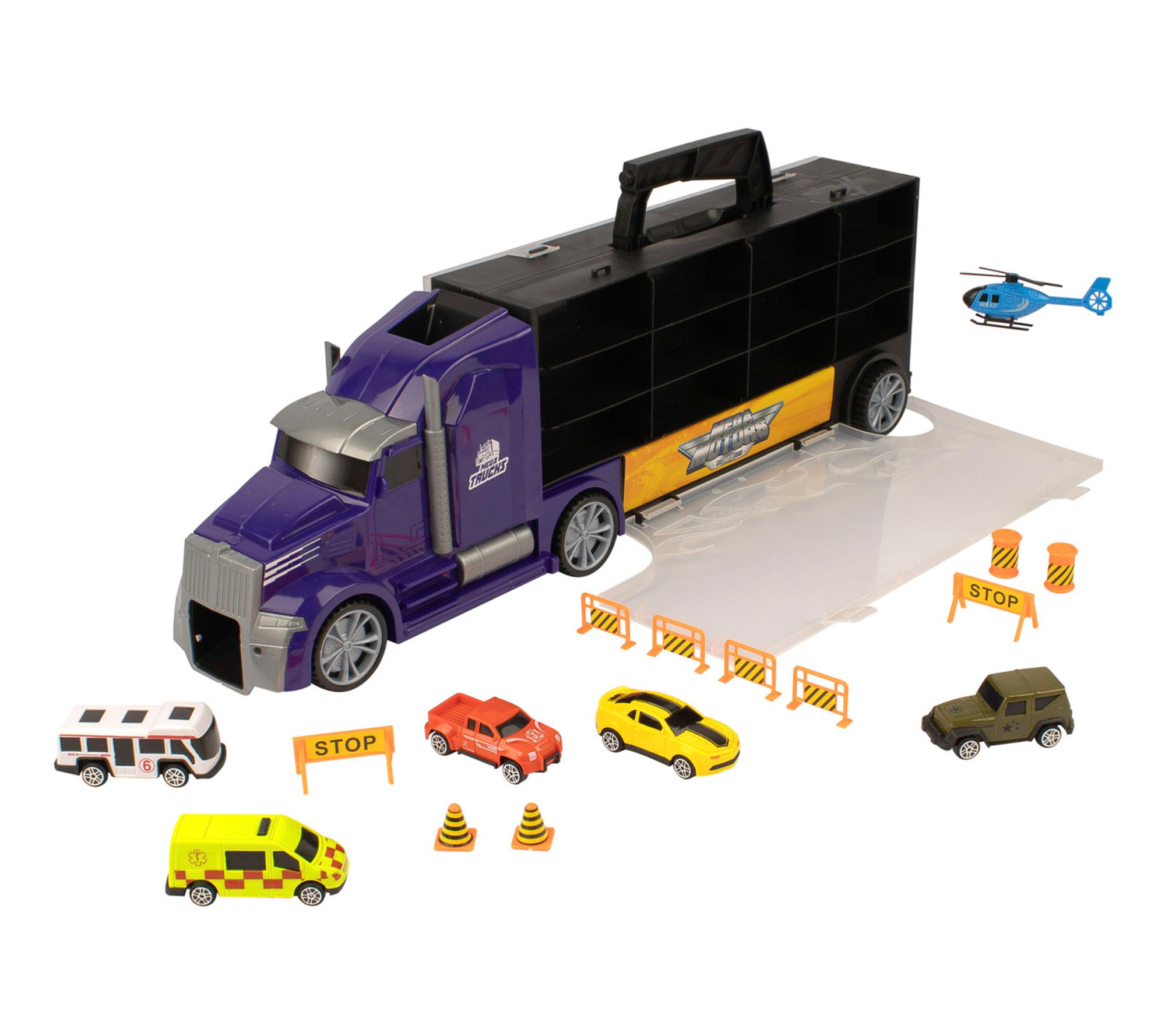 Mighty Motors Heavy Hauler Toy Carry Case