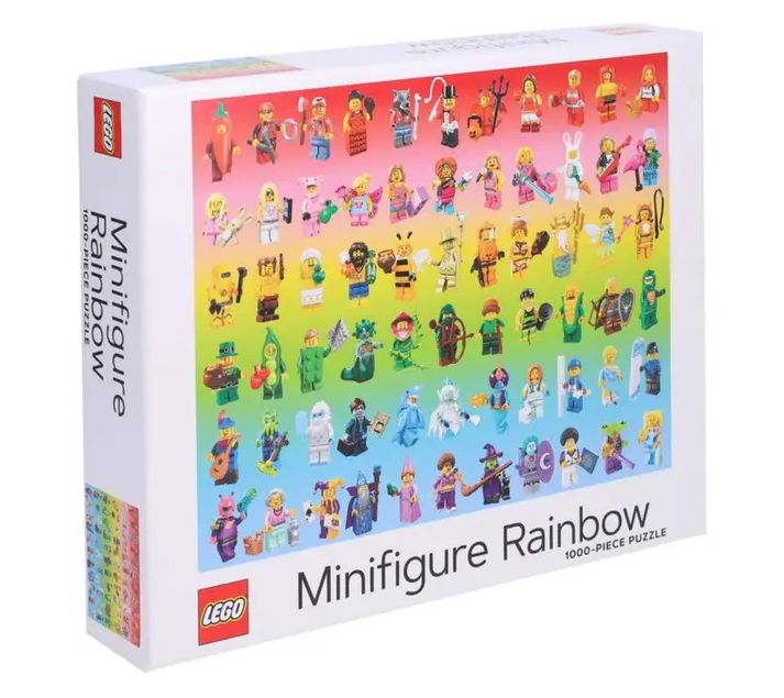  LEGO Minifigure Rainbow 1000-Piece Puzzle
