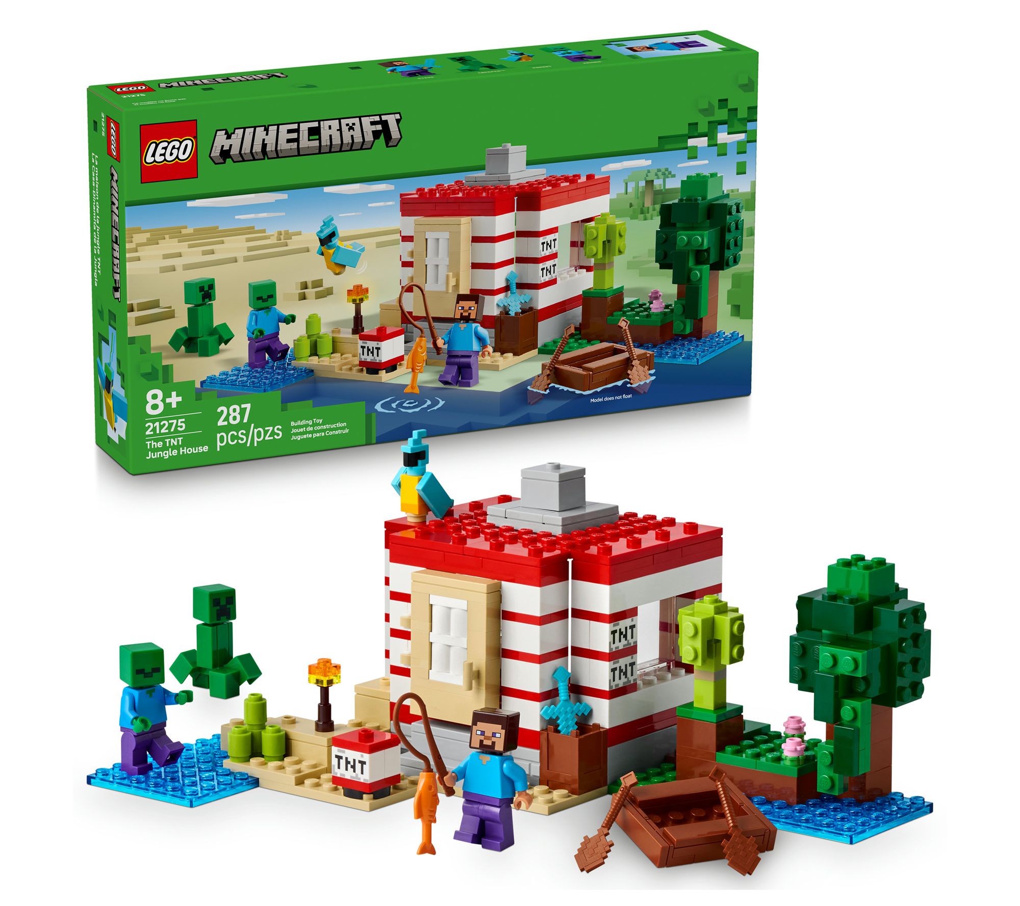 LEGO Minecraft The TNT Jungle House Video GameCollectible Toy