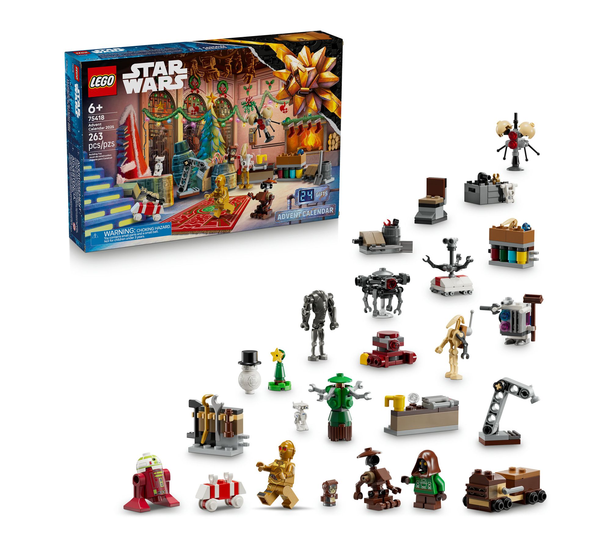 LEGO Star Wars Advent Calendar 2025 Gift Set 75418 - QVC.com