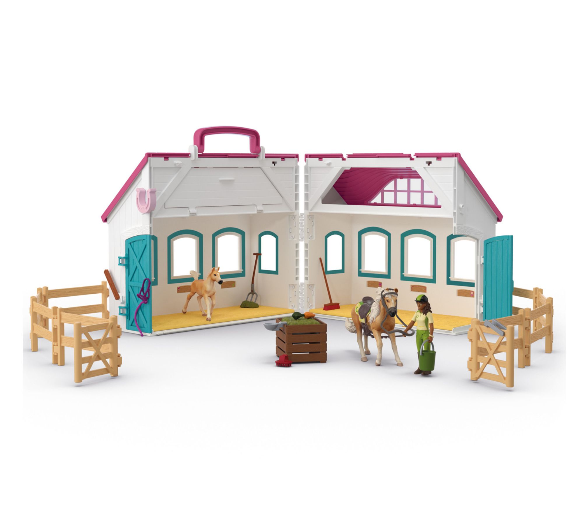 Schleich Horse Club Open Stable Playset
