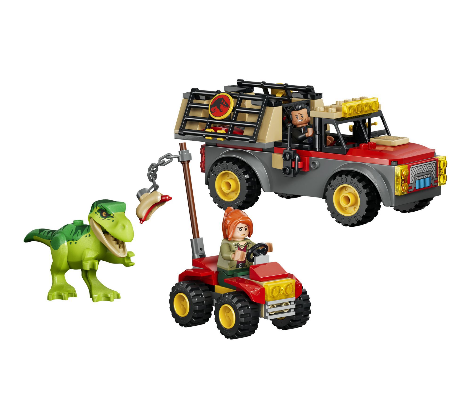 LEGO Jurassic World Young T. rex Transport Truck 77978 115 Pieces
