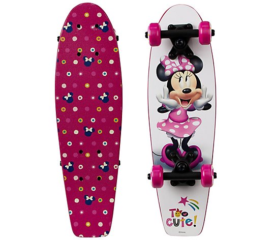 Playwheels Minnie Mouse 21" Wood Cruiser Skateboard