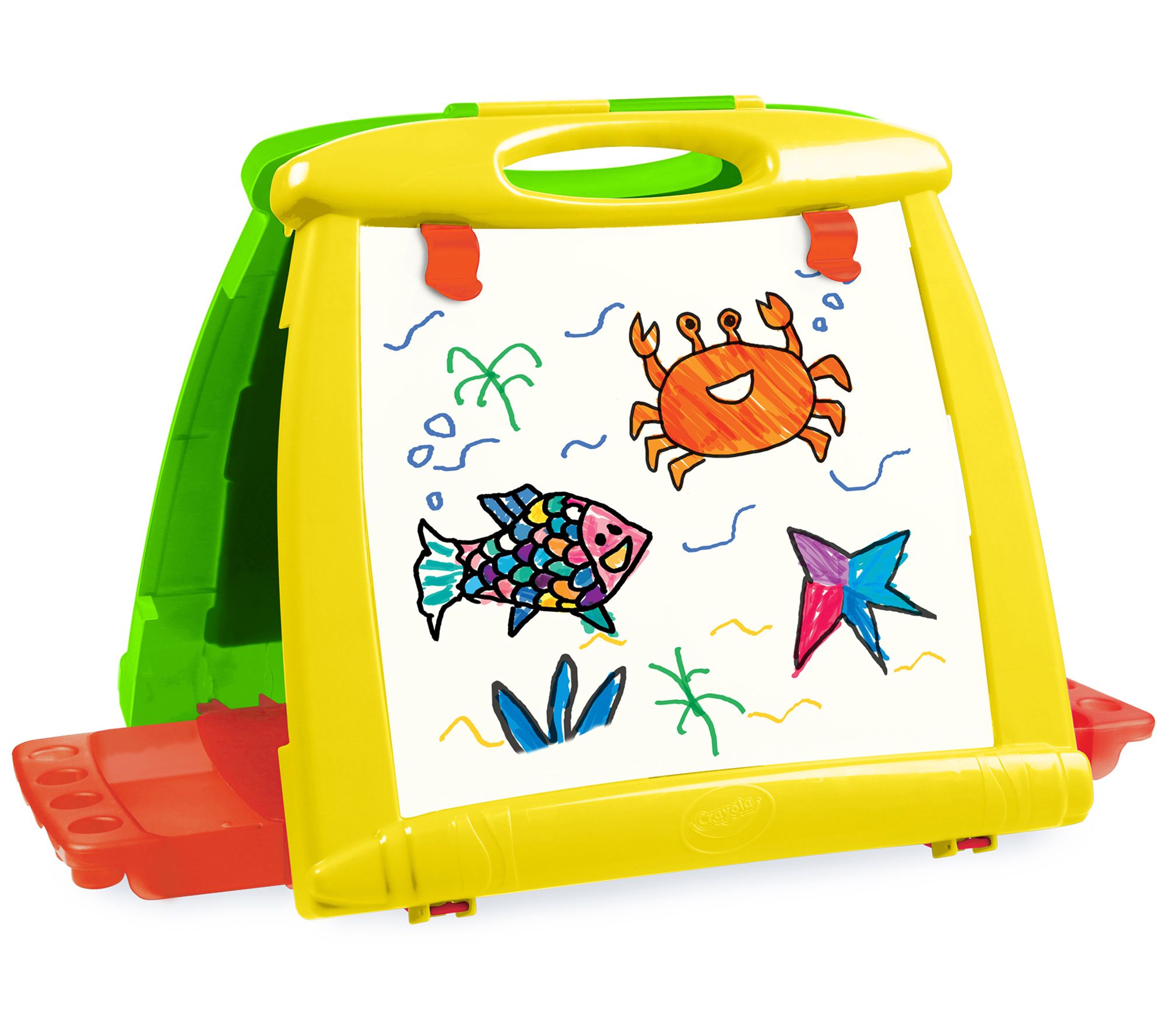 Crayola Deluxe Kids Wooden Art Easel & Supplies for Kids, Ages 3, 4, 5