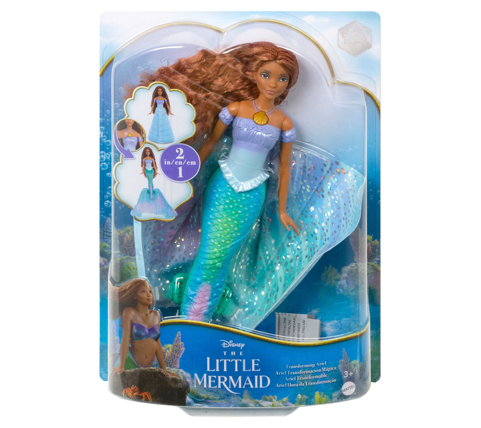 Disney's The Little Mermaid Transforming Ariel Doll 
