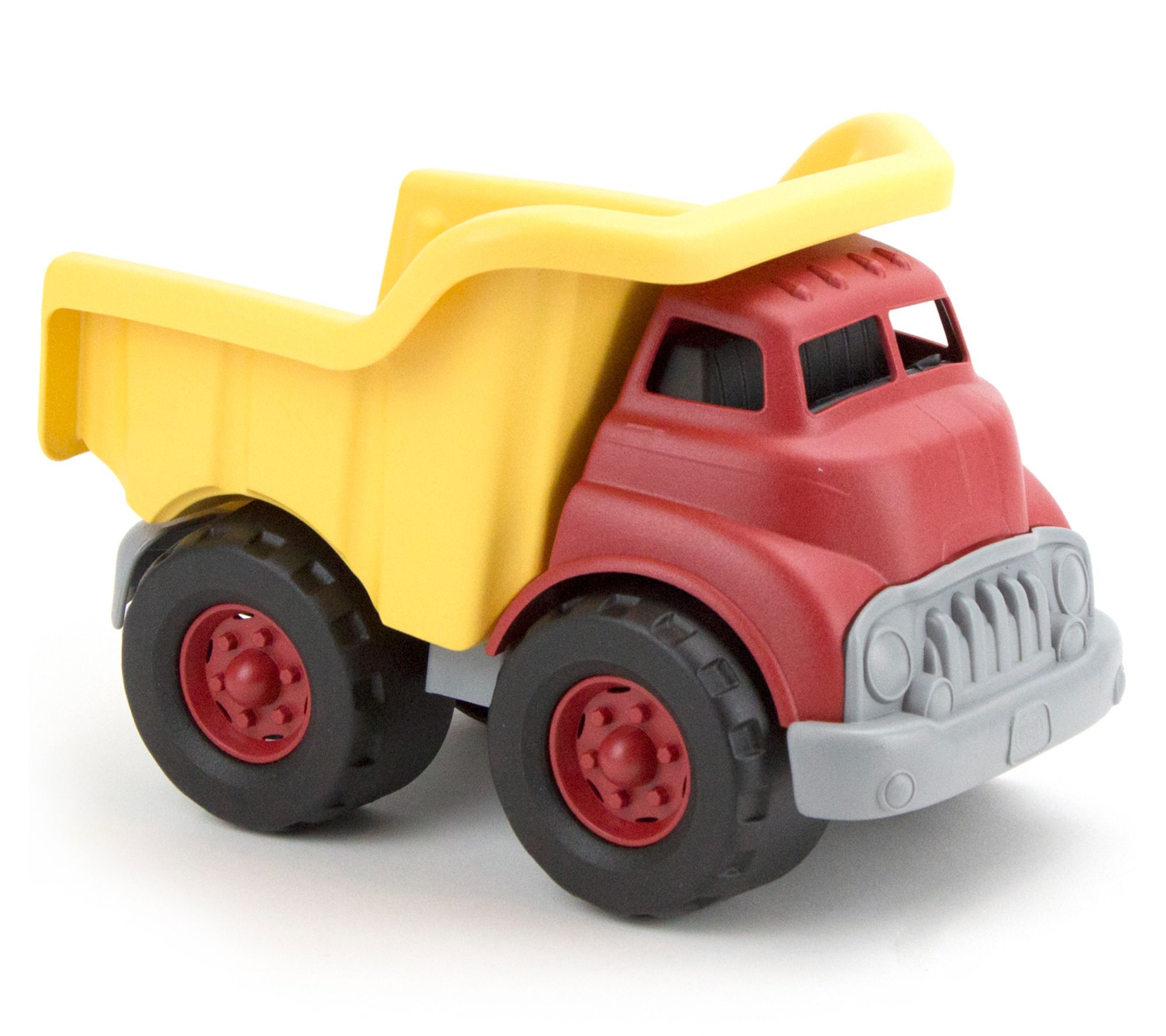 Green Toys: Dump Truck - Toy Construction Vehicle, Yellow/Red