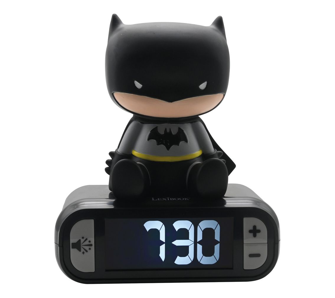 Lexibook 3D Batman Digital Alarm Clock with Lig ht & Sounds