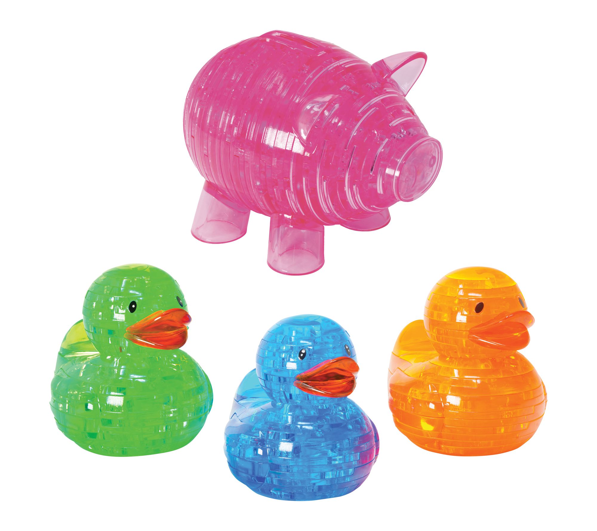 3D Crystal Puzzle - Neon Farm Collection: 222 Pcs