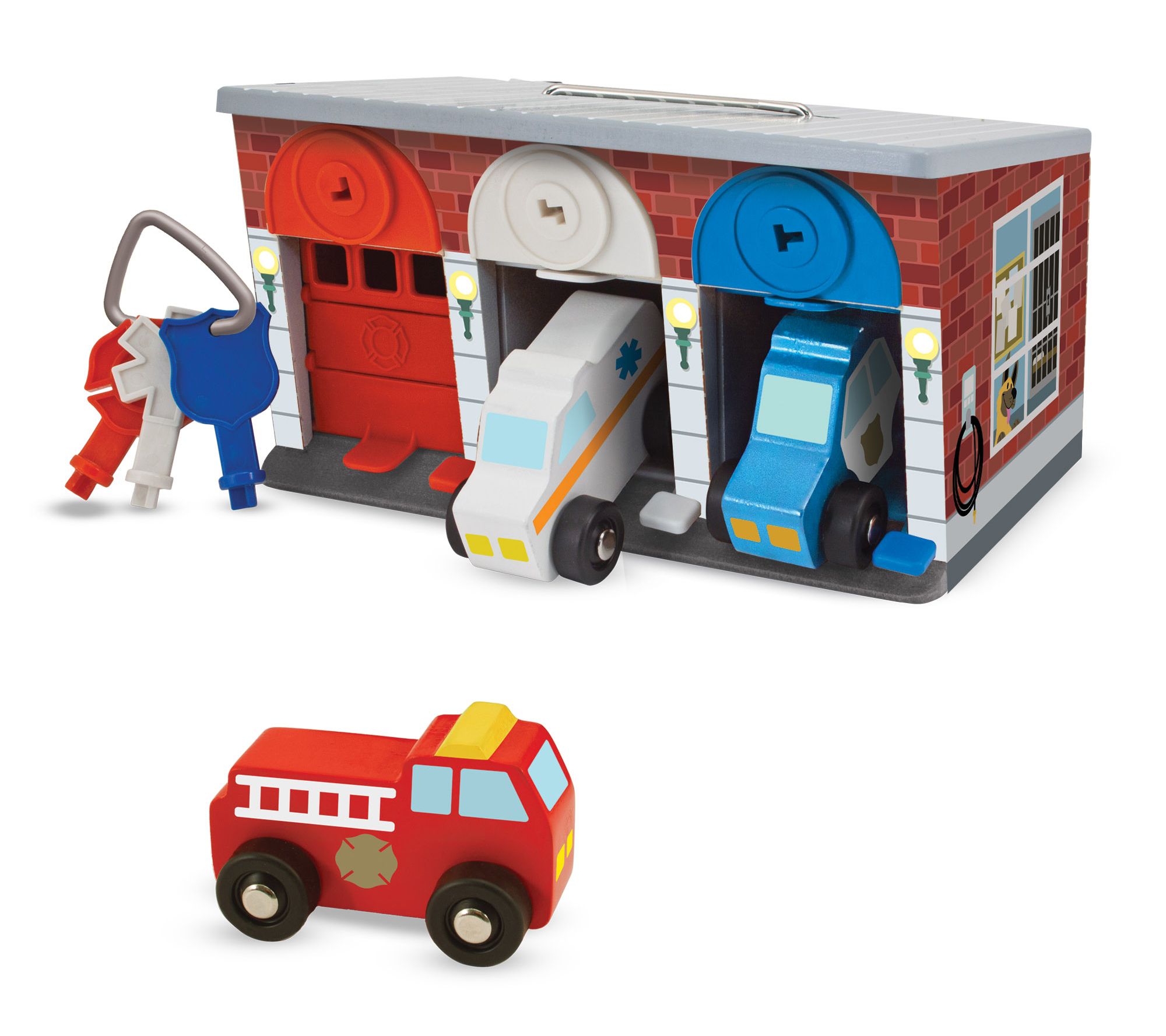 Melissa and doug cheap rescue garage