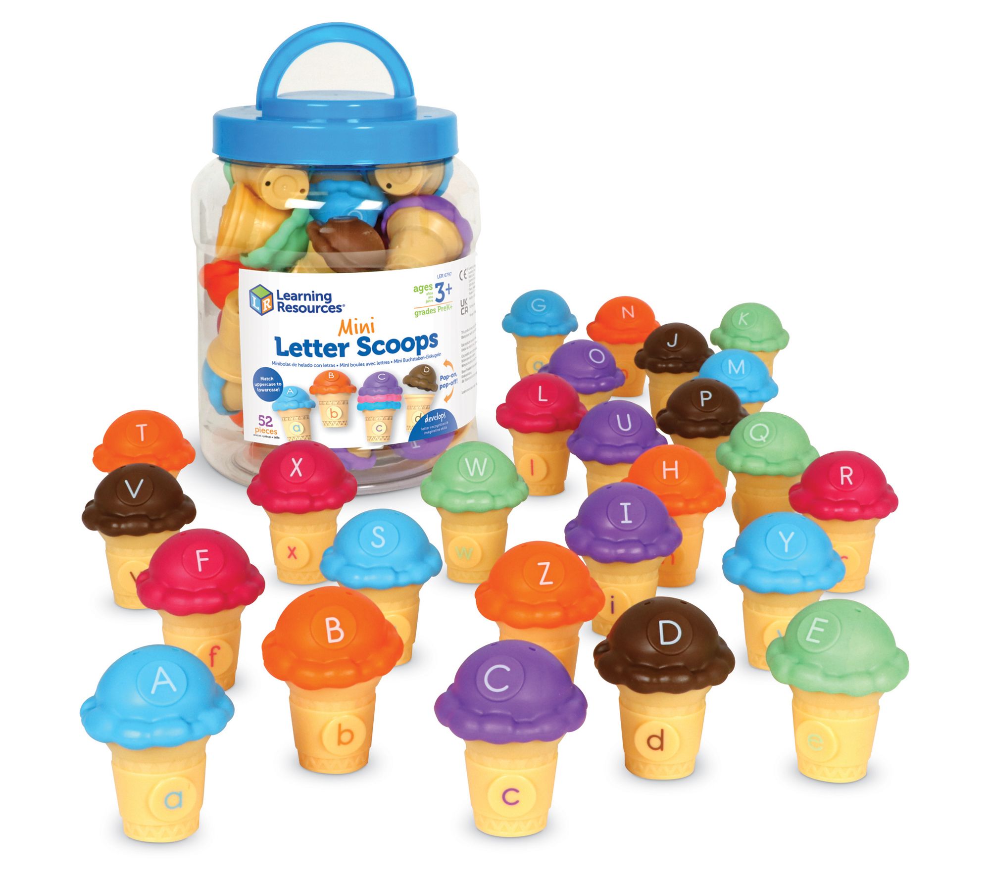 Learning Resources Mini Letter Scoops Toy Set