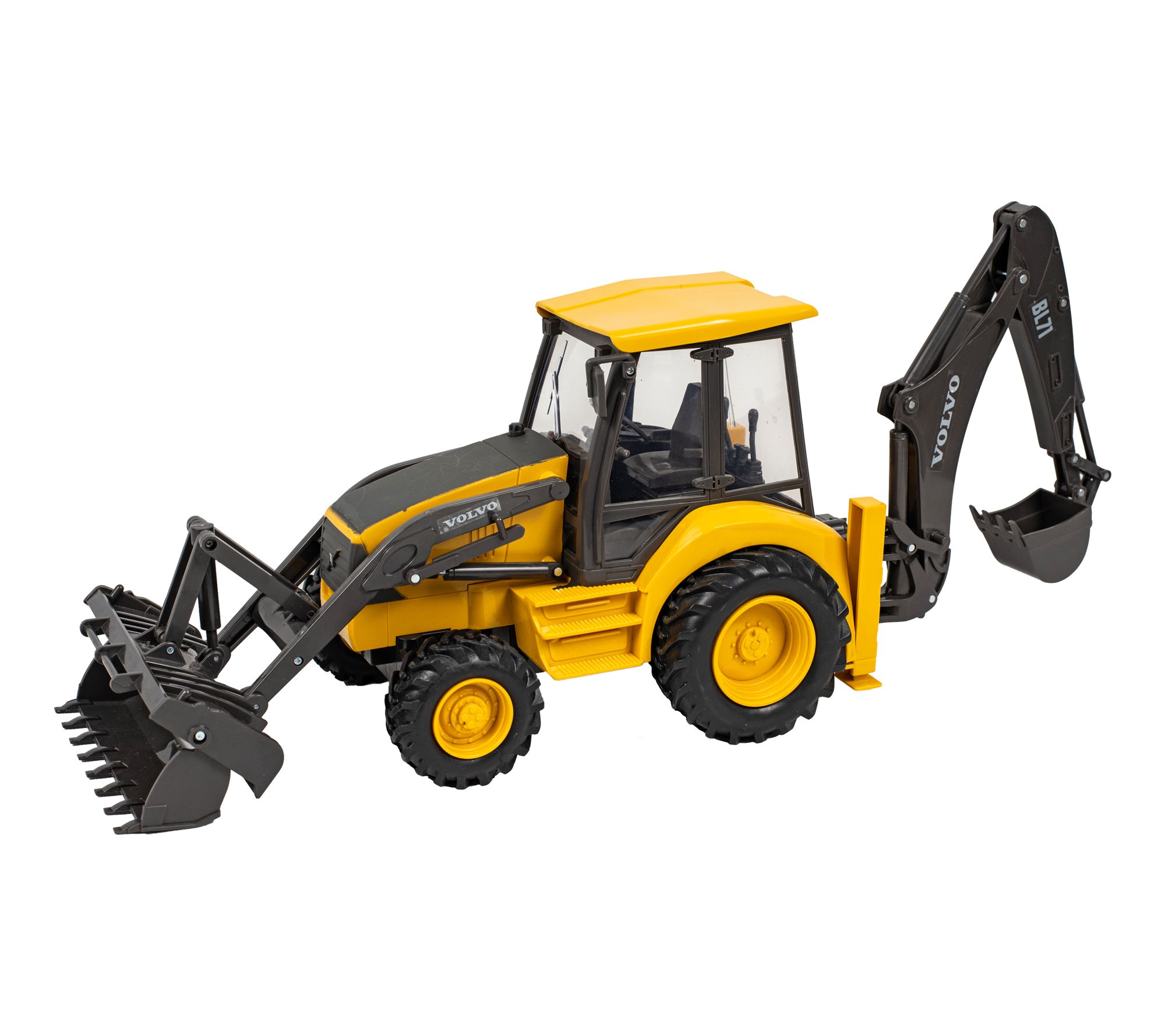 New Ray 1:18 Scale Remote Control Backhoe Loade r