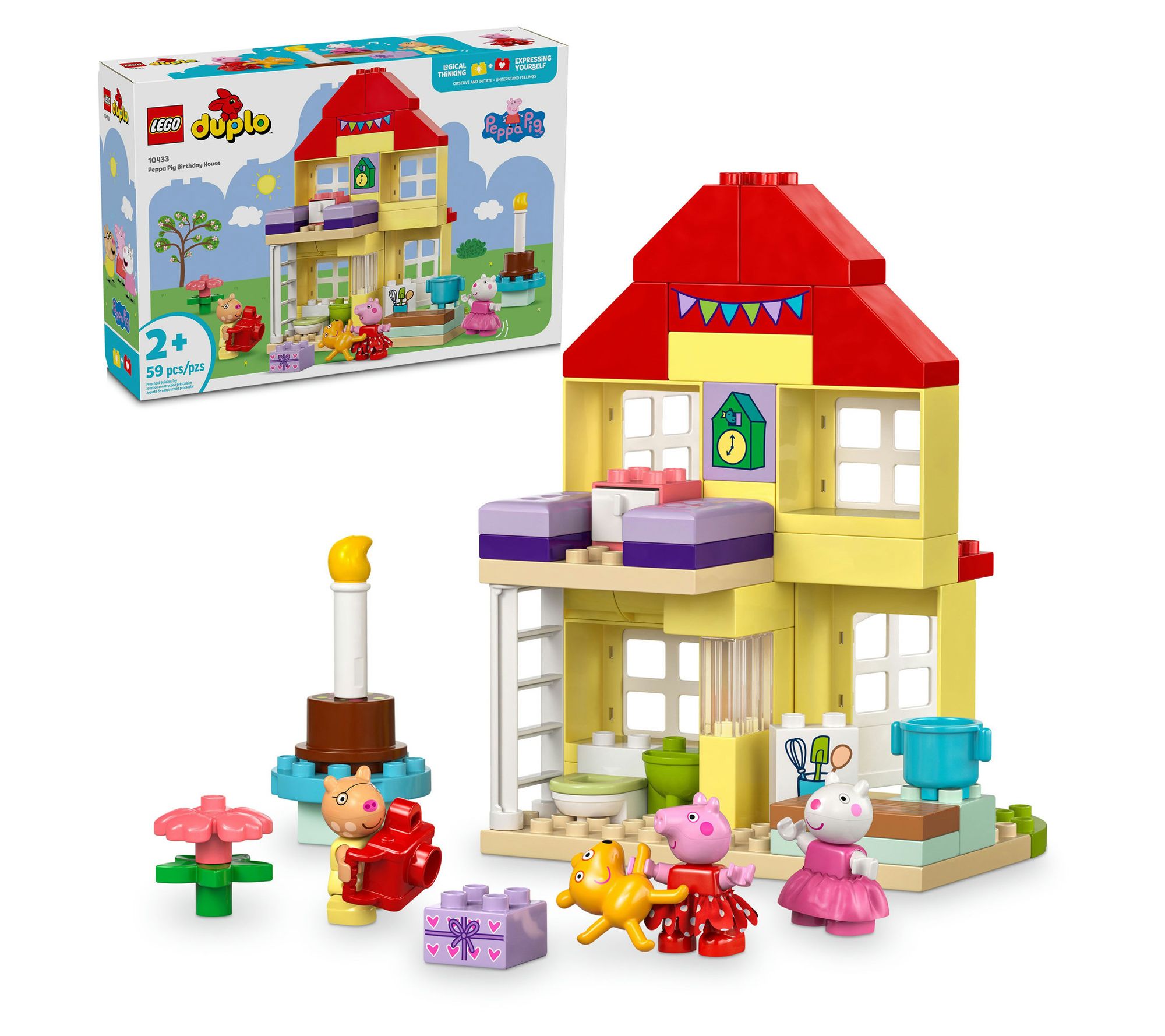 LEGO DUPLO Peppa Pig Birthday House Playset