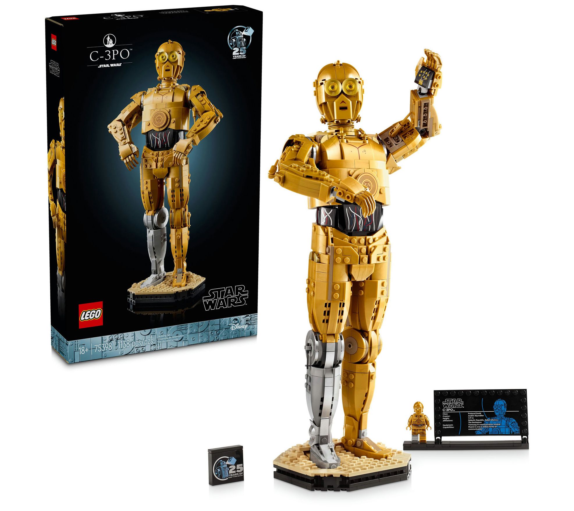 LEGO Star Wars C-3PO Buildable Droid Figure