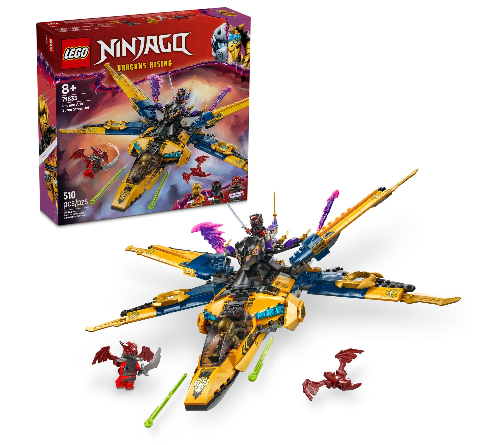 LEGO NINJAGO Ras and Arin's Super Storm Jet Toy71833
