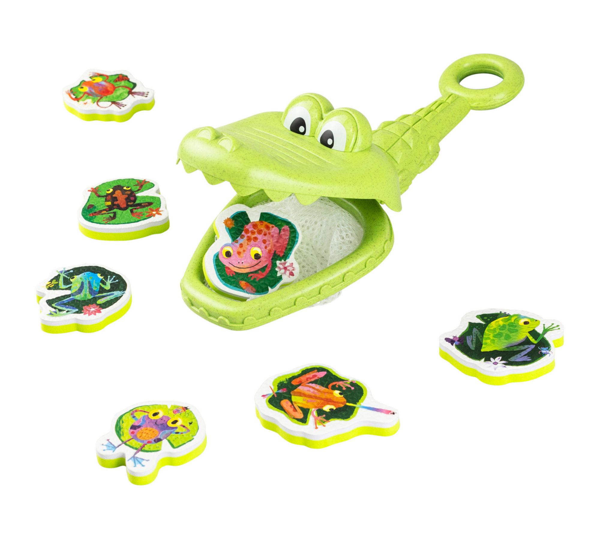 Tiger Tribe Croc Chasey Catch A Frog Bath Toy