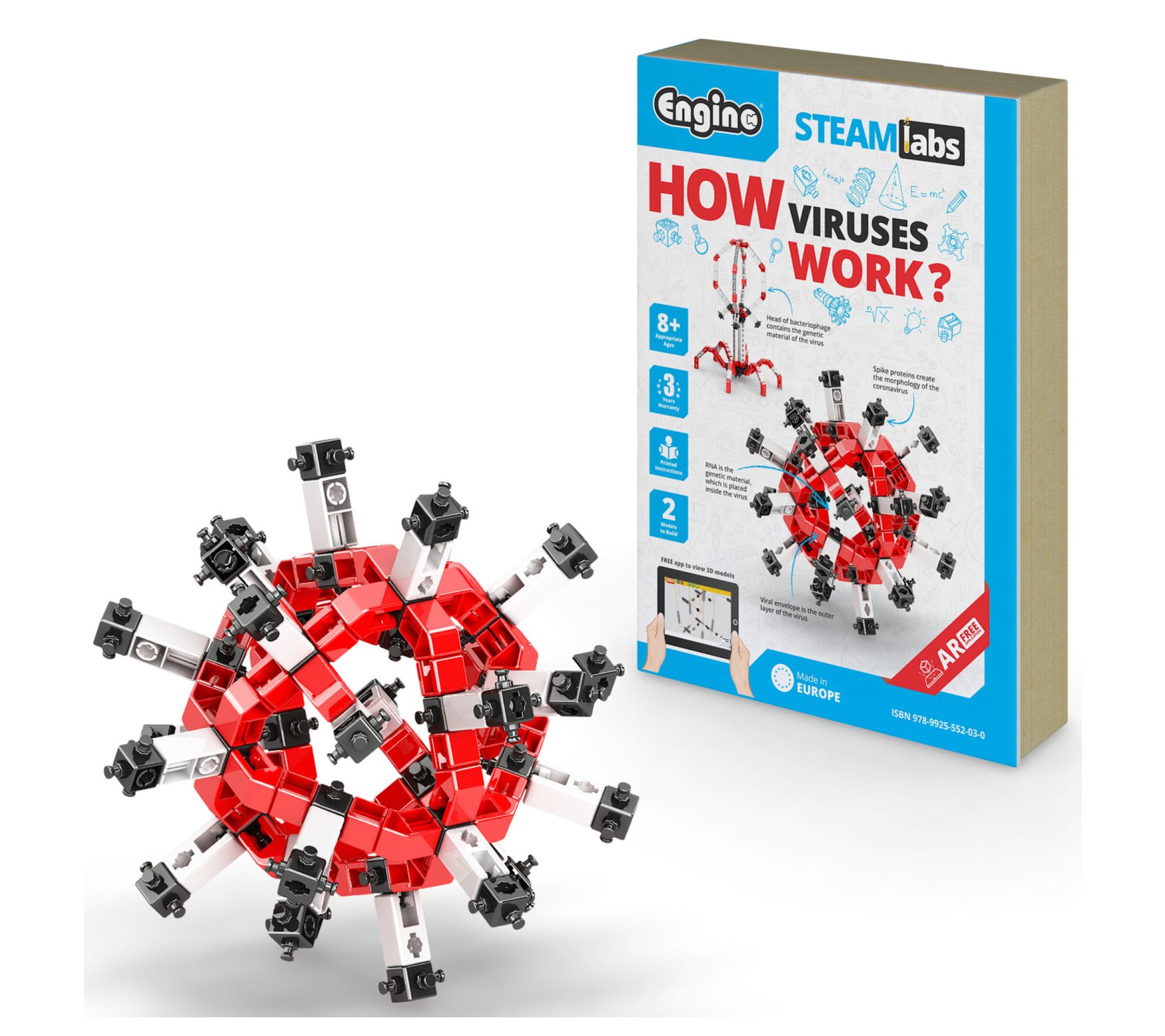 Engino: Labs Junior: How Viruses Works - BrickBuilding Set