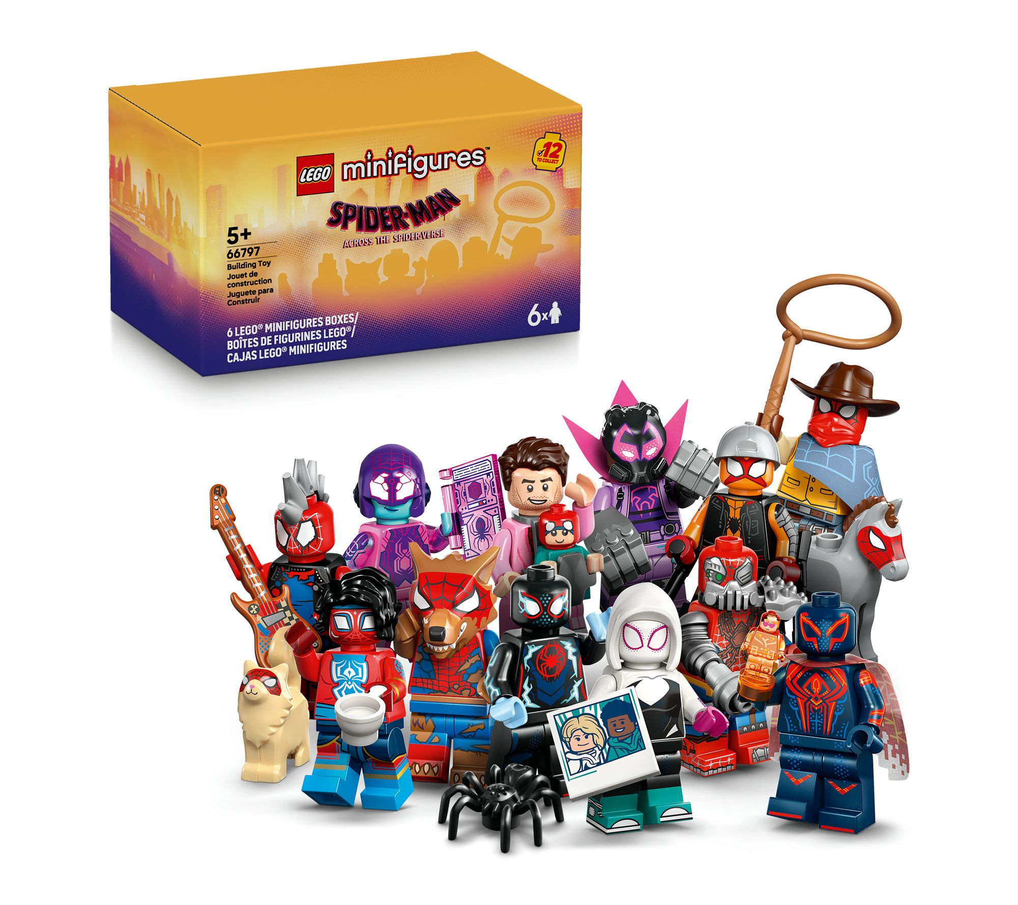 LEGO Minifigures Spider-Man: Across the Spider-Verse 6-Pack