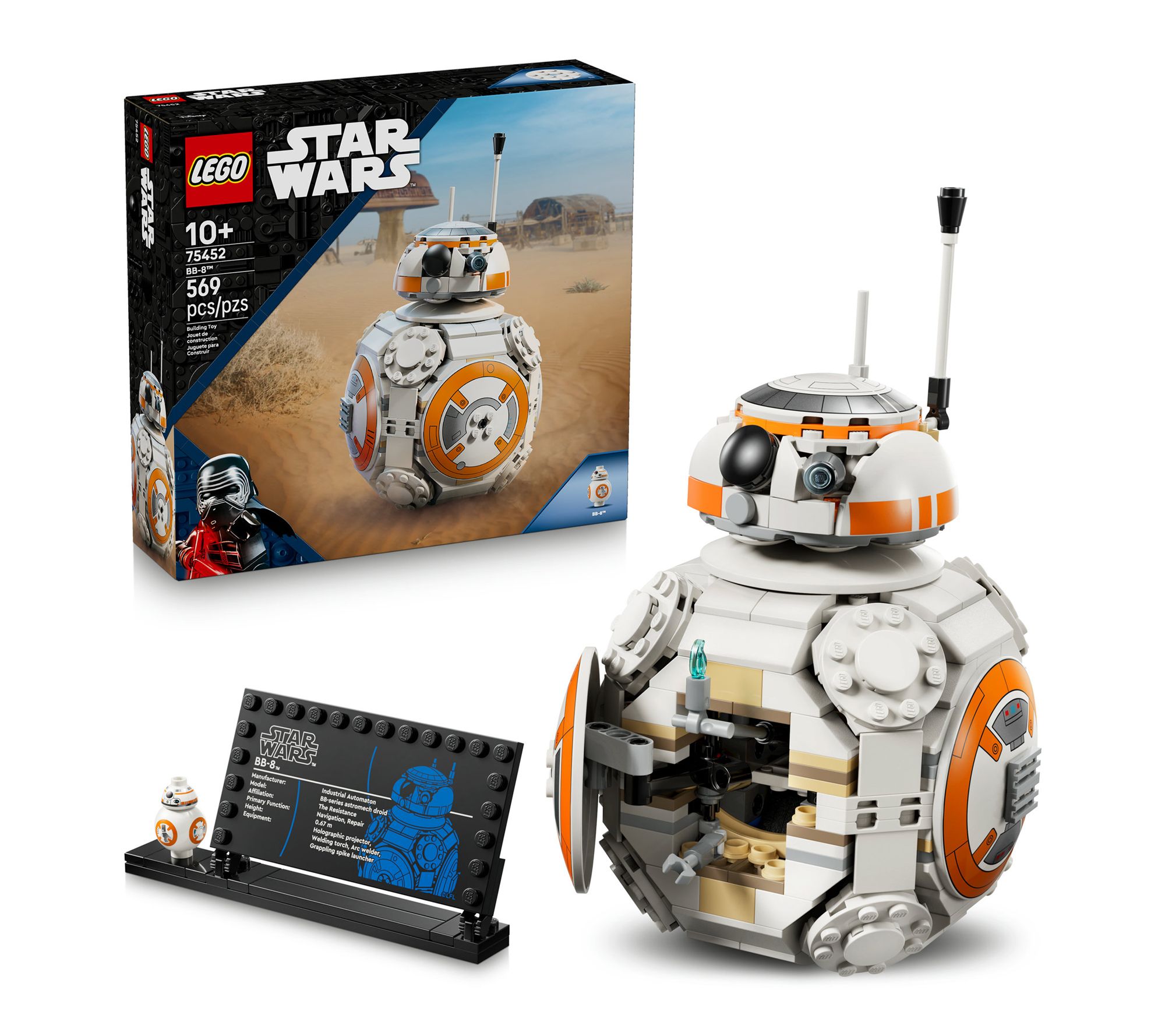  LEGO Star Wars BB-8 Astromech Droid Building Toy 75452