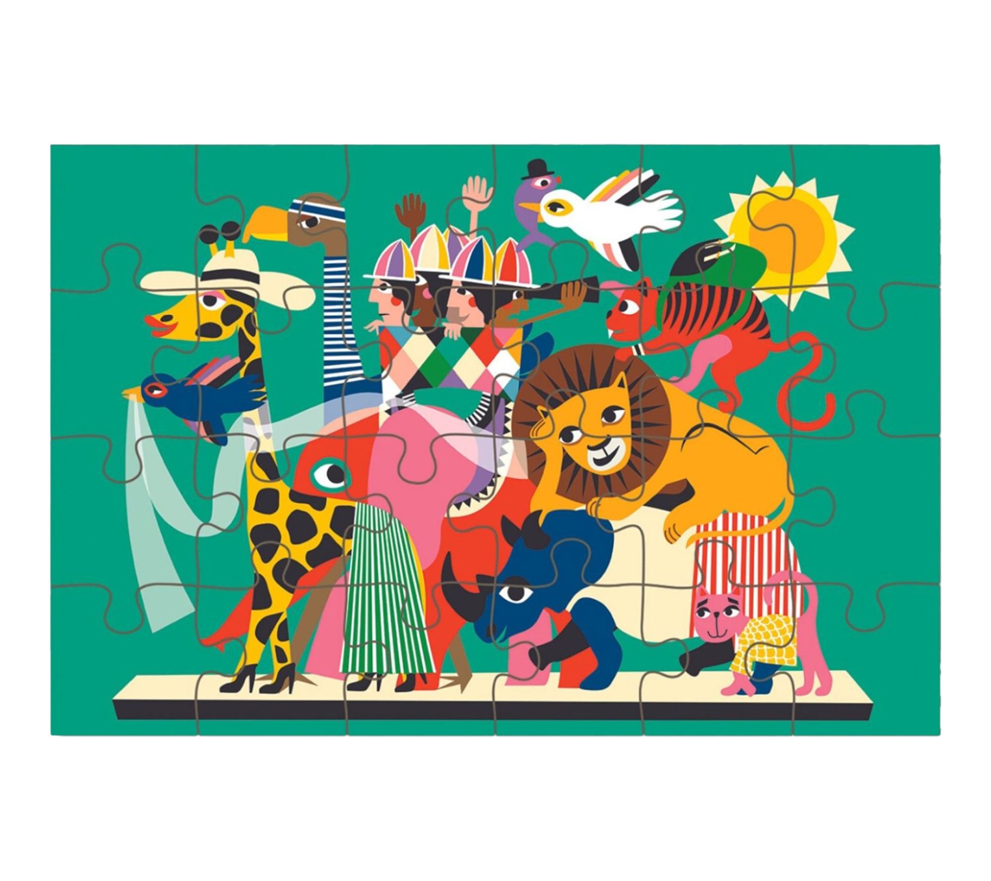 Journey of Something Animal Carnival 24 Piece Puzzle