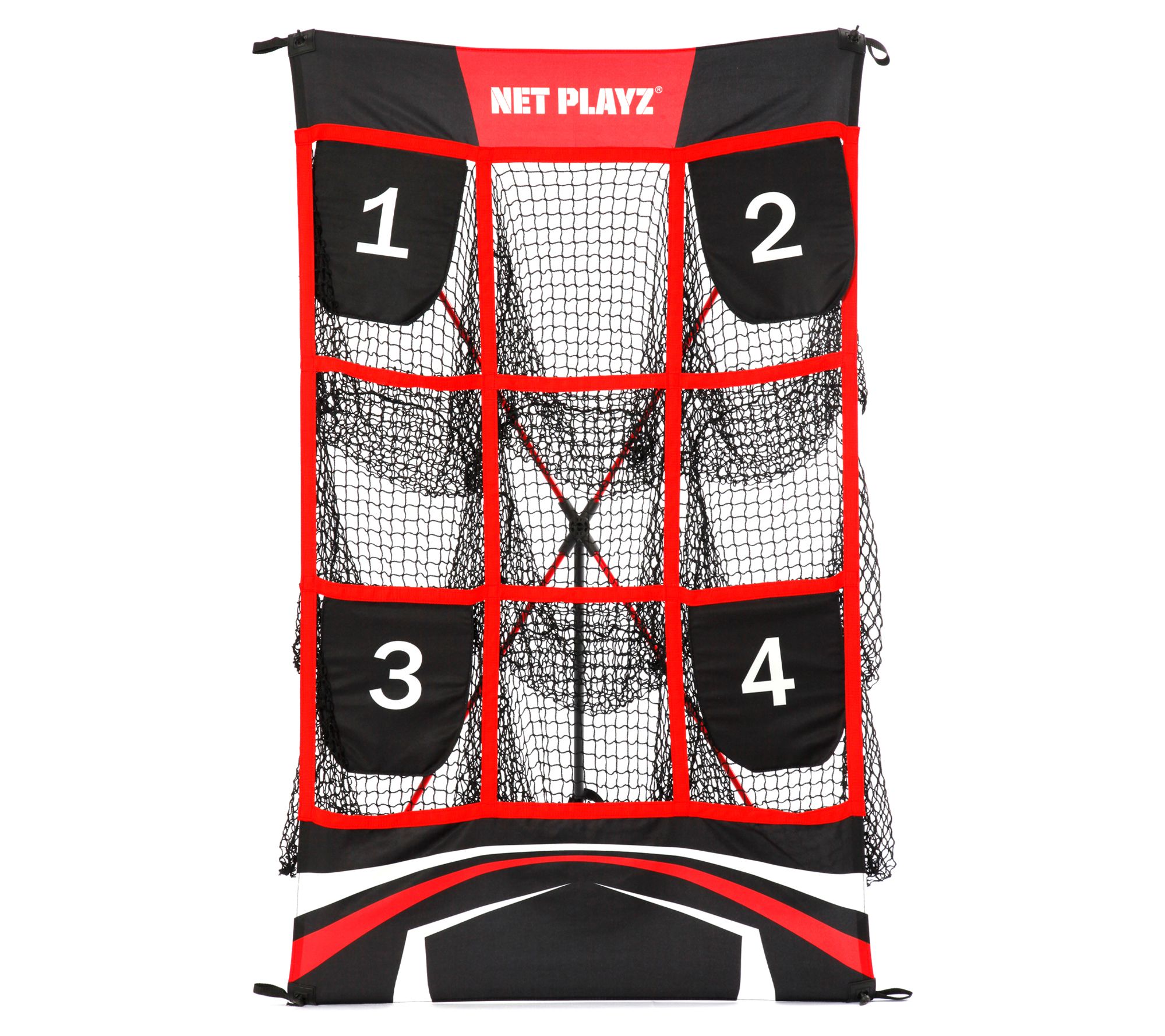 Net Playz 9-Pocket Strike Zone Baseball & Softb ll Net