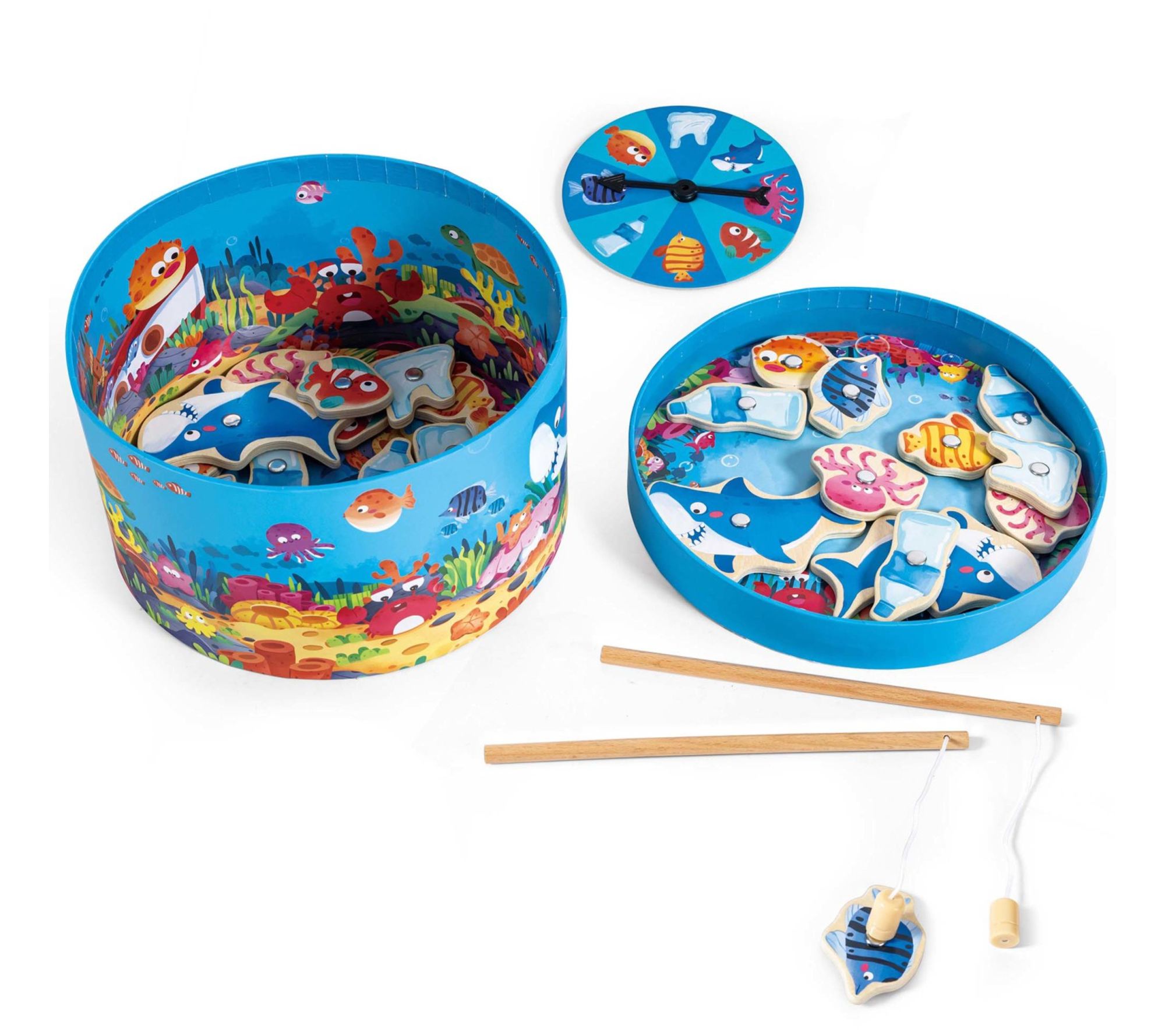 Hape Save the Seas 2-In-1 Magnetic Fishing Game