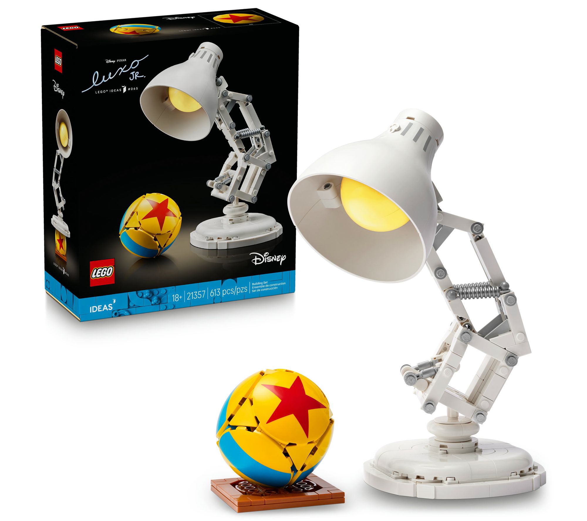 LEGO Ideas Disney Pixar Luxo Jr. 613-PieceBuilding Set
