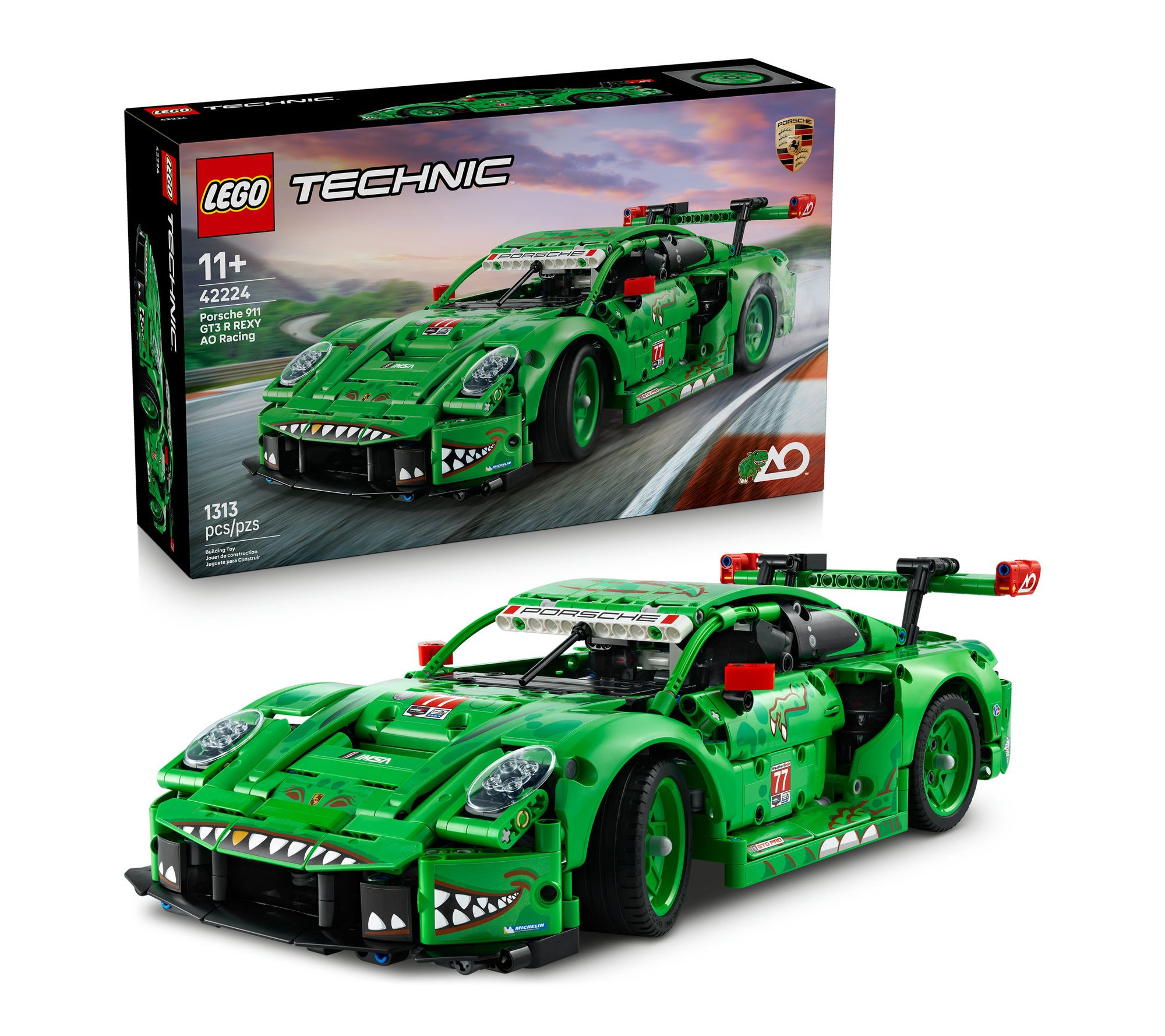  LEGO Technic Porsche 911 GT3 R REXY AO Racing Car 42224