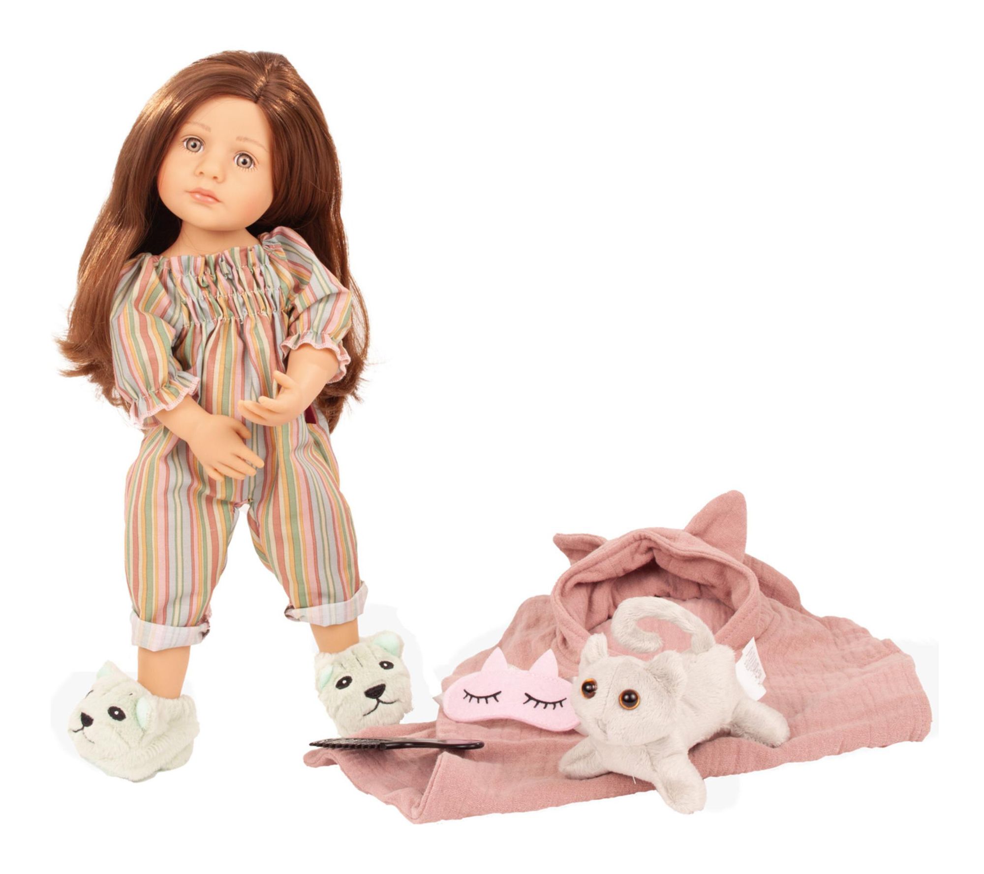 Gotz Little Kidz: Grete PJ Party 14in StandingPosable Doll